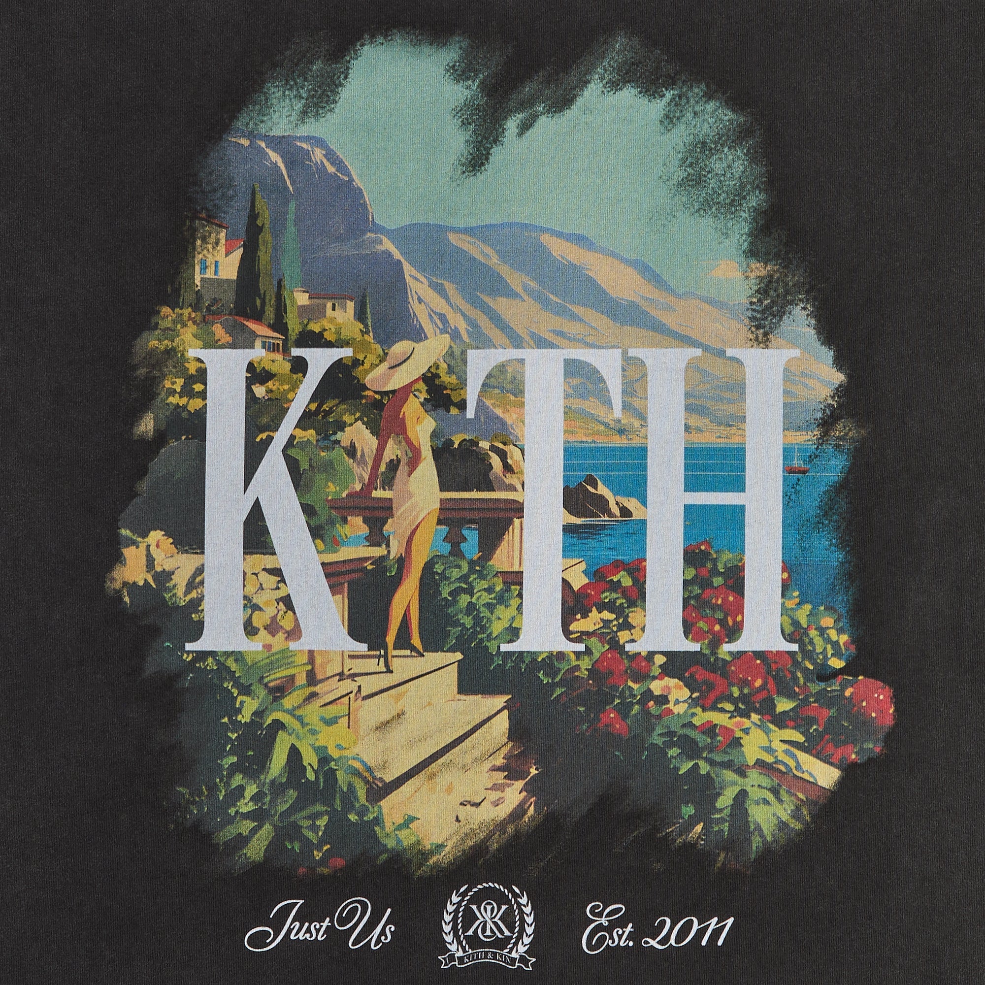Kith Getaway Vintage Tee - Black