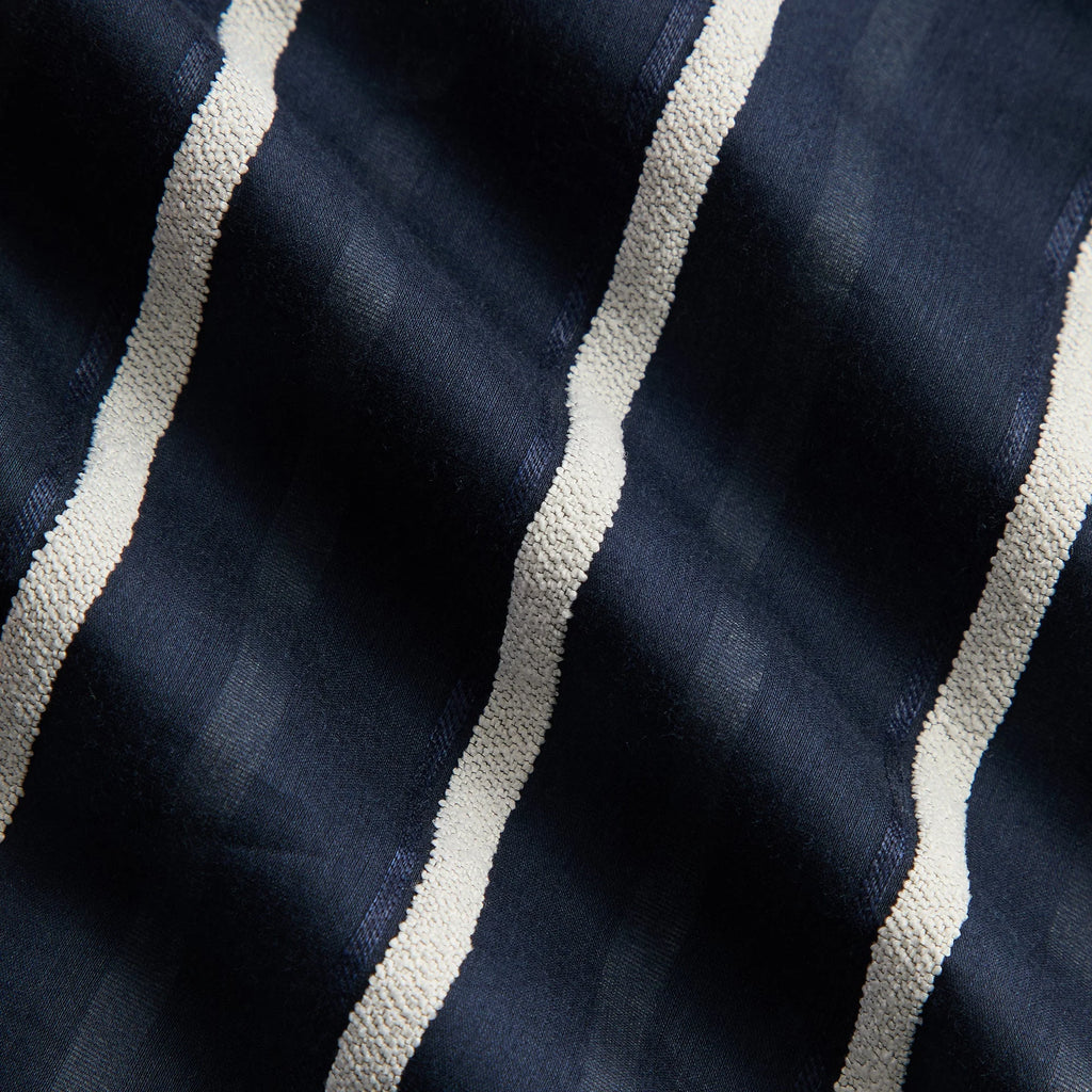Kith Silk Linen Chenille Stripe Pacey Shirt - Nocturnal