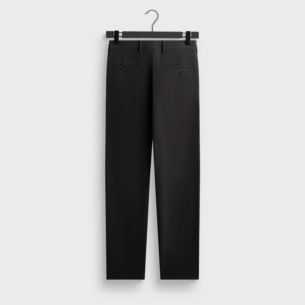 Giorgio Armani & Kith &Kin Milano Crepe Flat Front Trouser - Black