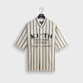 Kith Silk Linen Chenille Stripe Pacey Shirt - Sandrift
