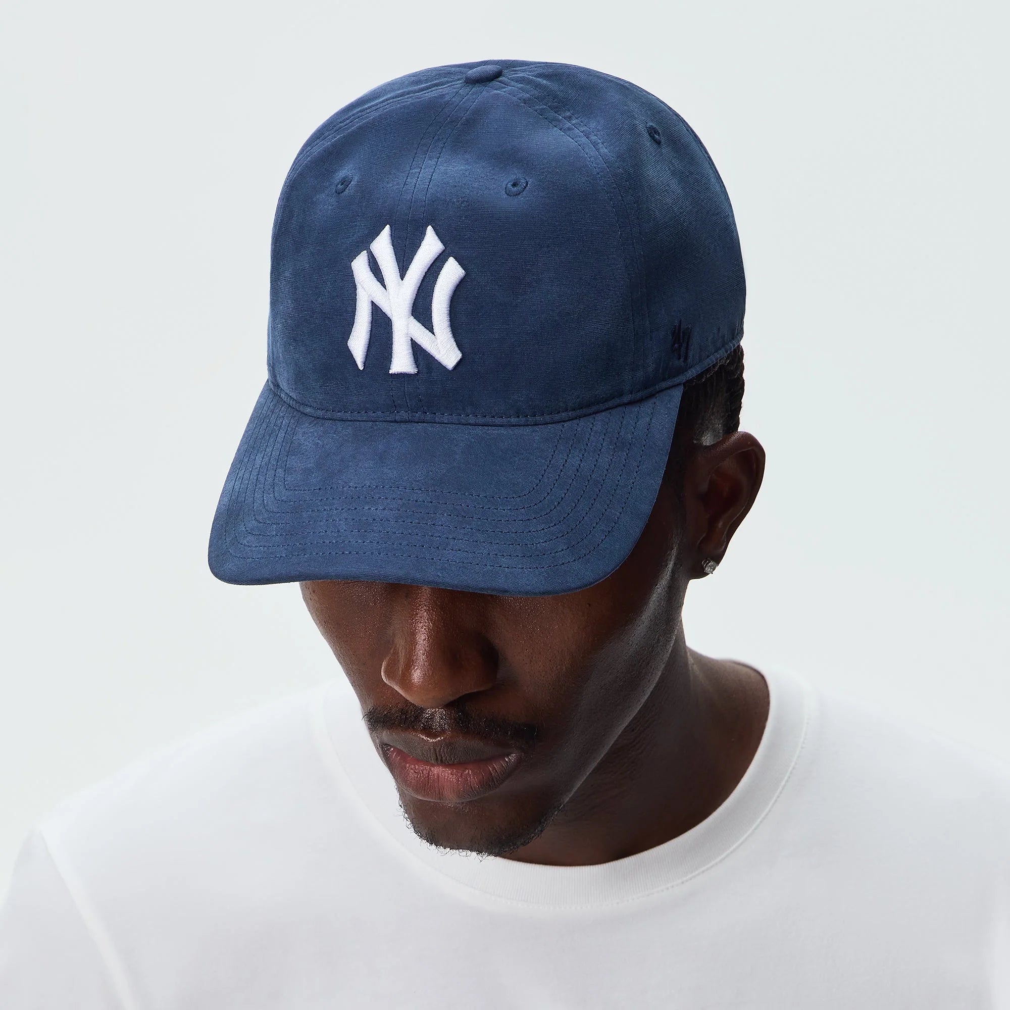 Kith & '47 for the New York Yankees Heavy Cupro Linen Franchise LS Cap - Nocturnal