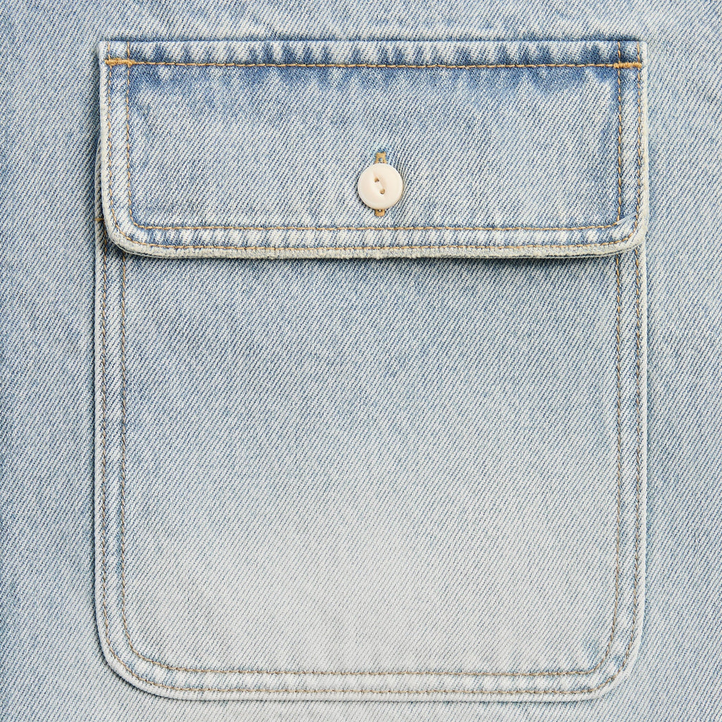 Kith Henson Denim Shirt - Light Indigo