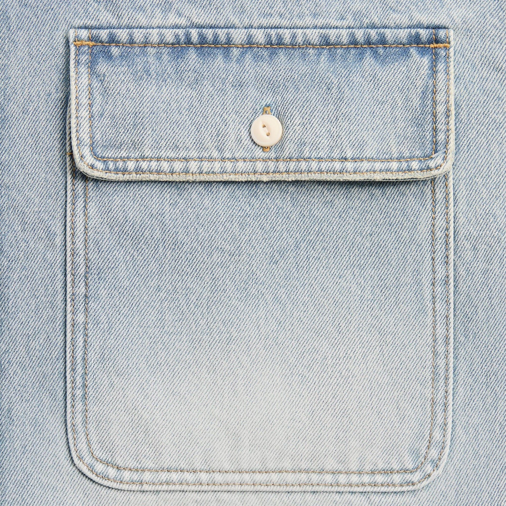 Kith Henson Denim Shirt - Light Indigo