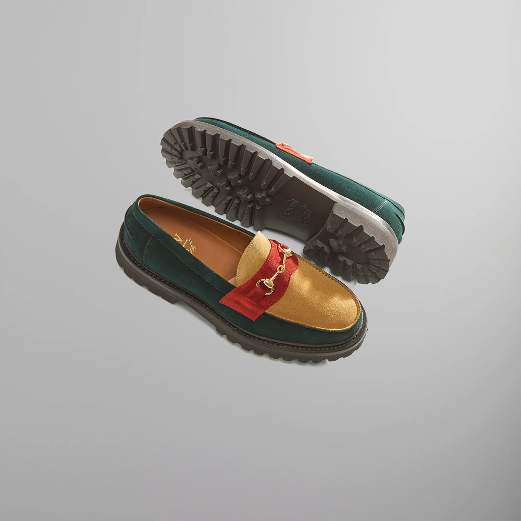 Kith for Blackstock & Weber The Mason Horse Bit Loafer - Emerald / Tan