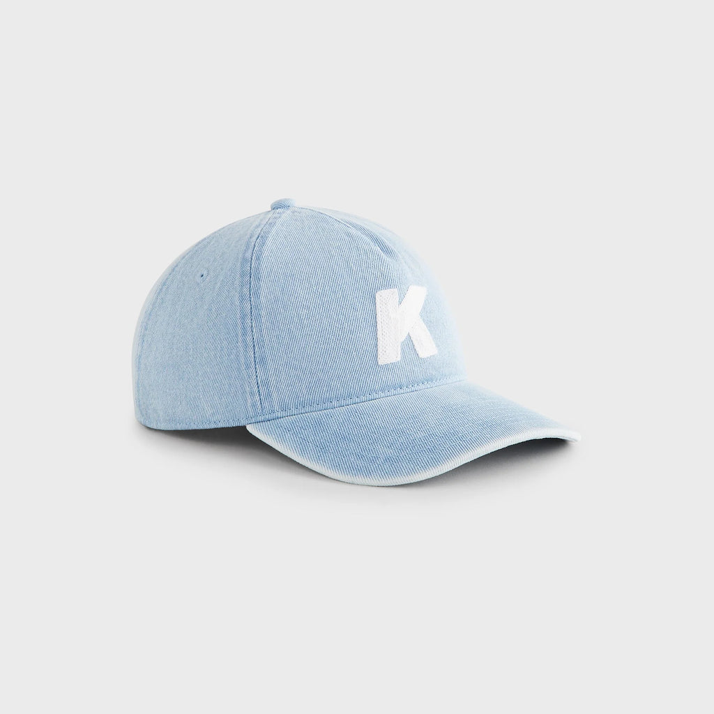 Kith Denim Bay Low Pinch Crown Snapback - Light Indigo