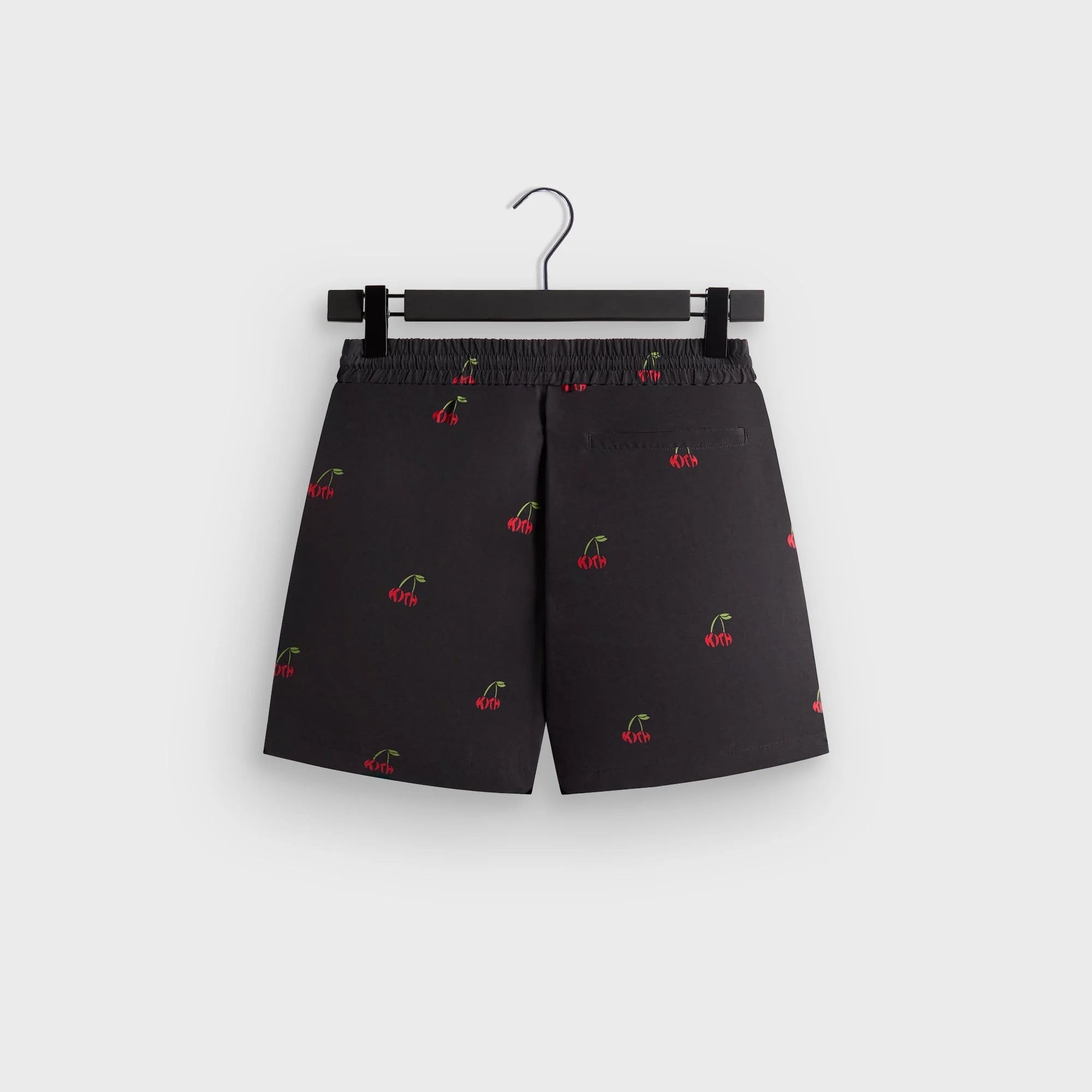 Kith Printed Cherry Cupro Linen Active Short - Black