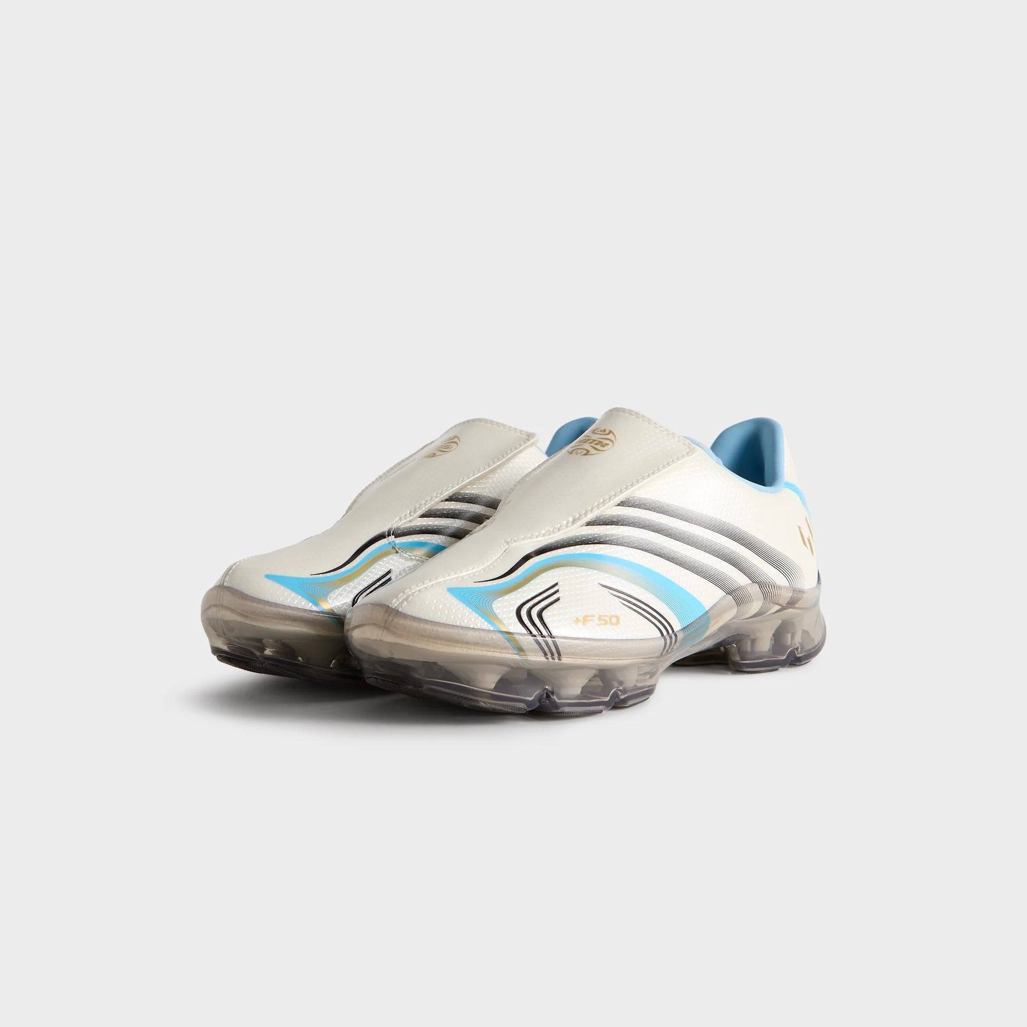 Kith & Messi for adidas Football F50 Inframe - Off White / Clear Blue / Metallic Gold