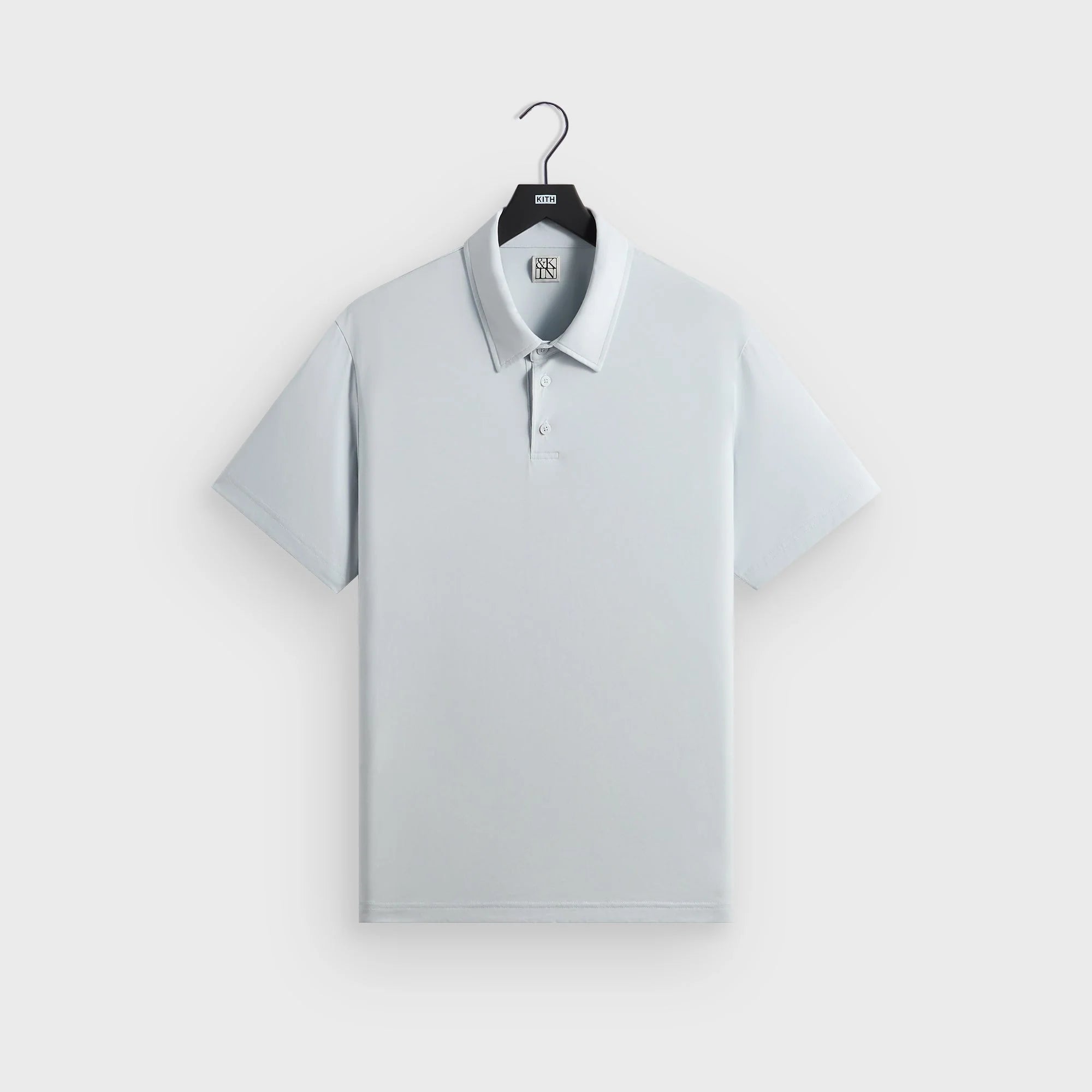 &Kin Soft Modal Blend Heathrow Polo - Light Indigo