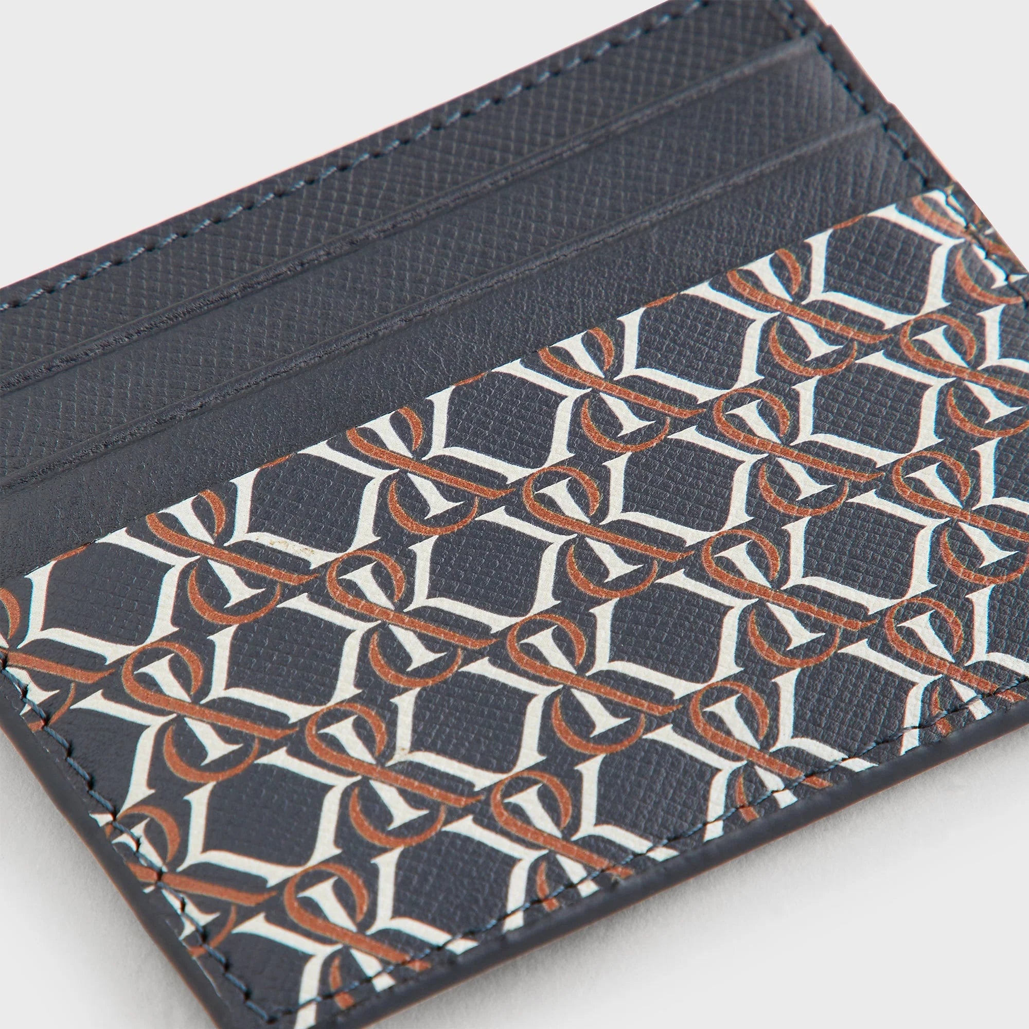 Kith Printed Monogram Card Holder - Nocturnal