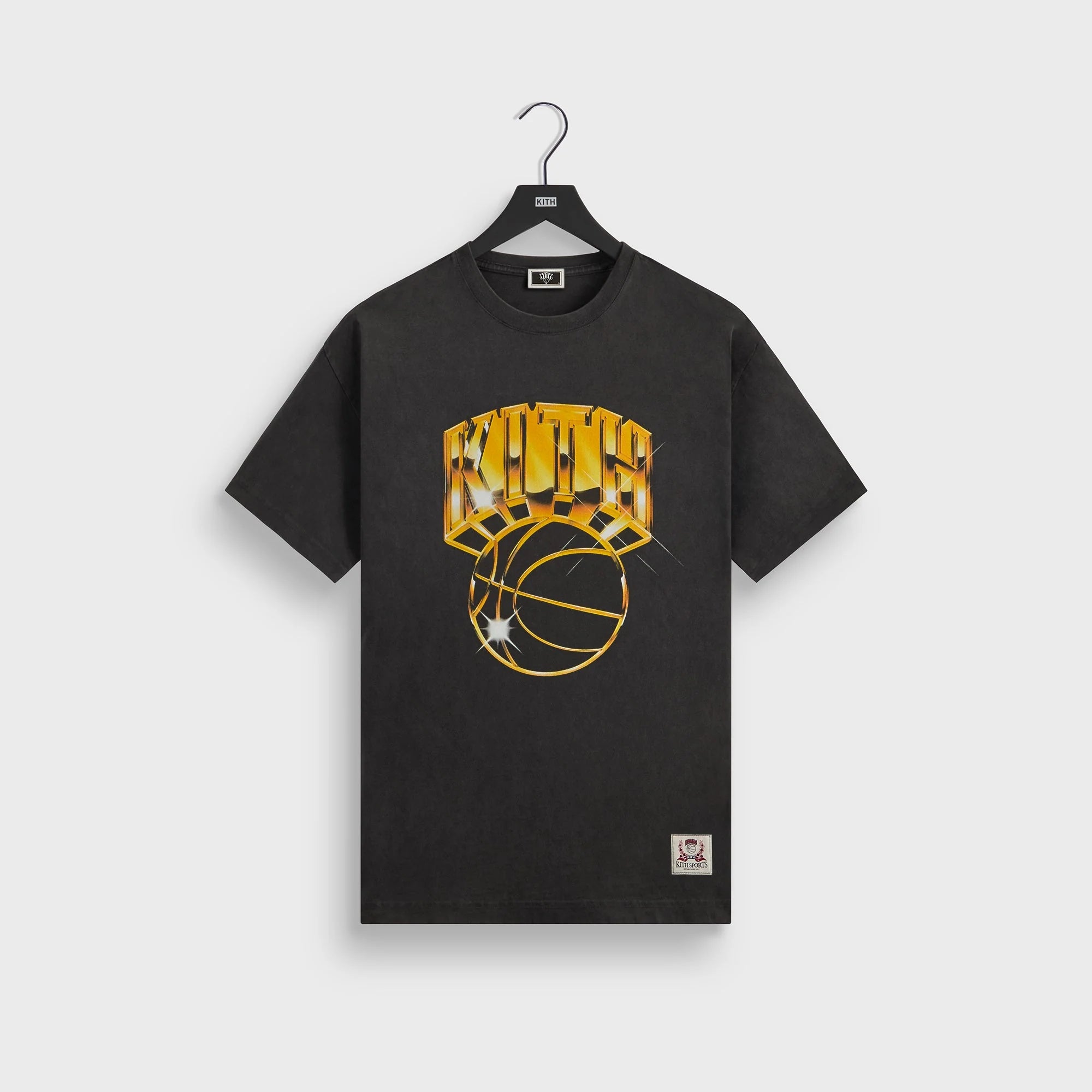 Kith for the New York Knicks Gold Vintage Jones Tee - Black
