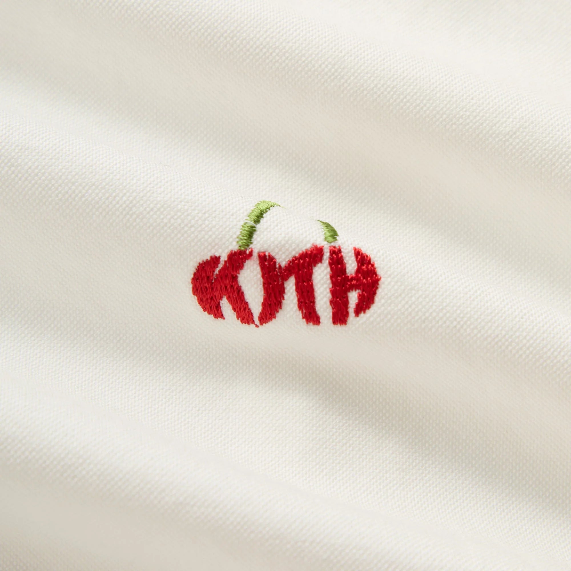 Kith Embroidered Cherry Oxford Cotton Harvey Shirt - Sandrift