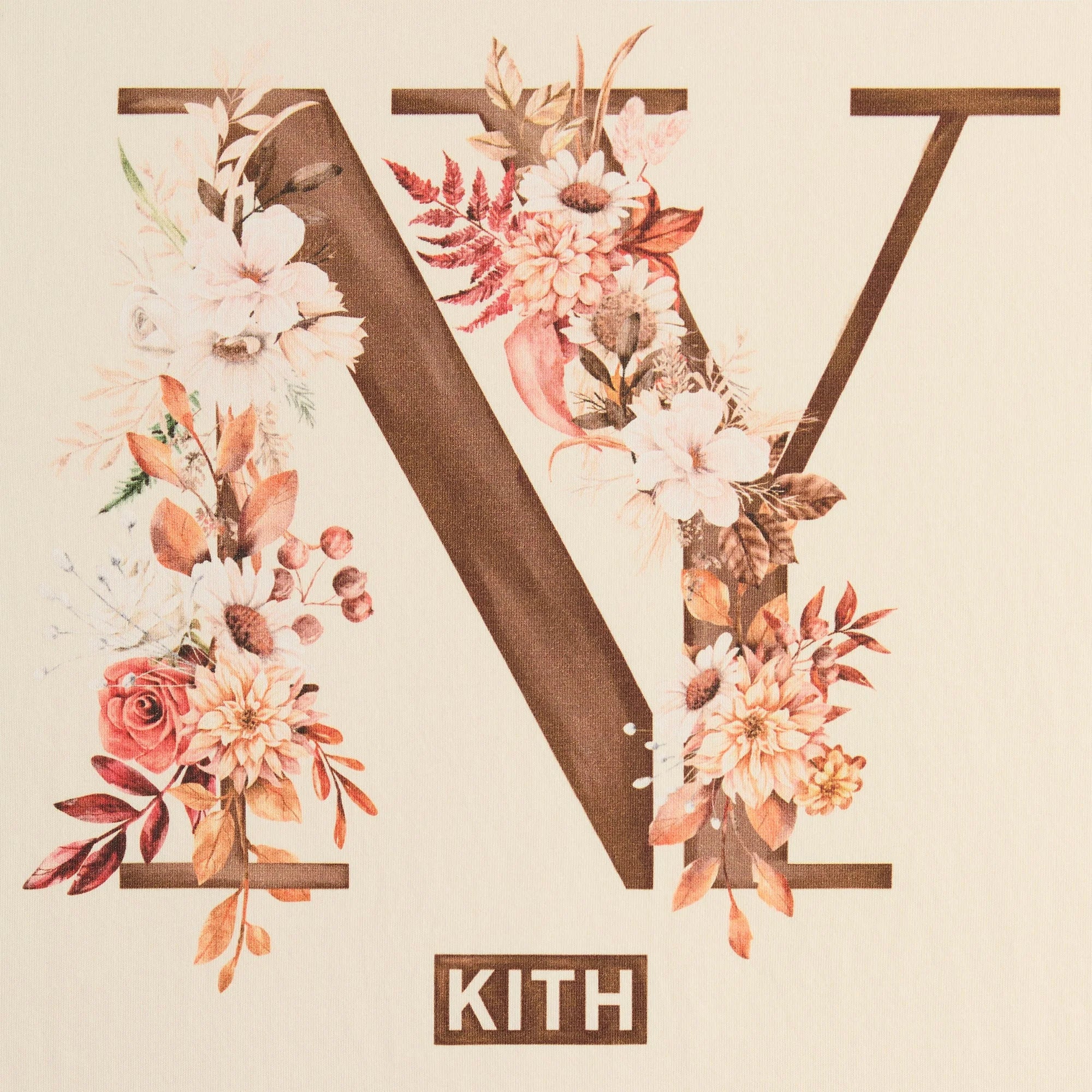 Kith Floral NY Tee - Sandrift