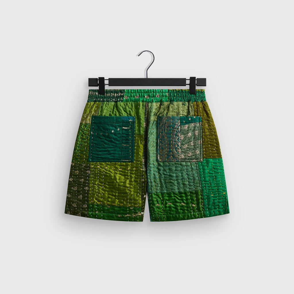 &Kin Tal Patchwork Short - Green / Multi
