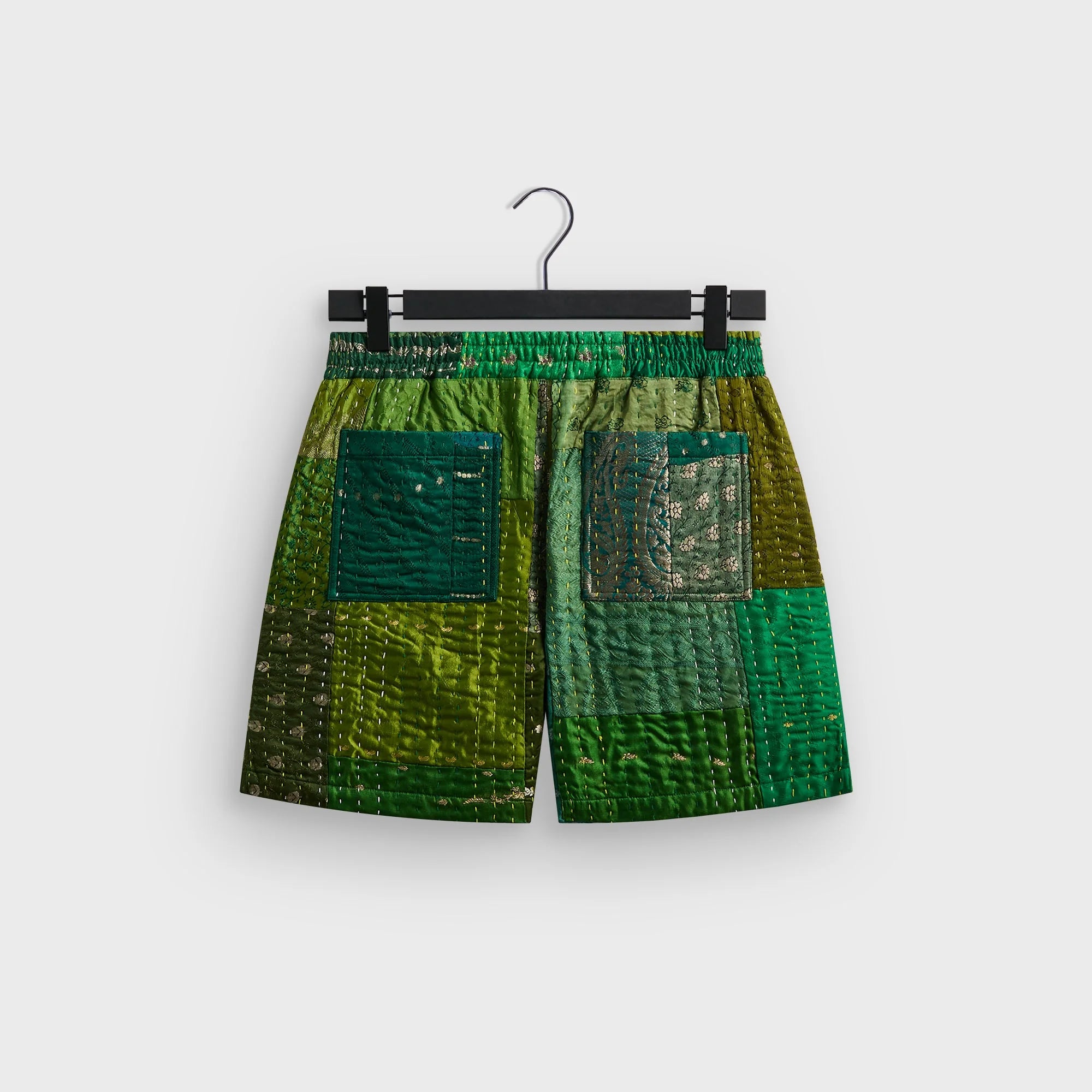 &Kin Tal Patchwork Short - Green / Multi