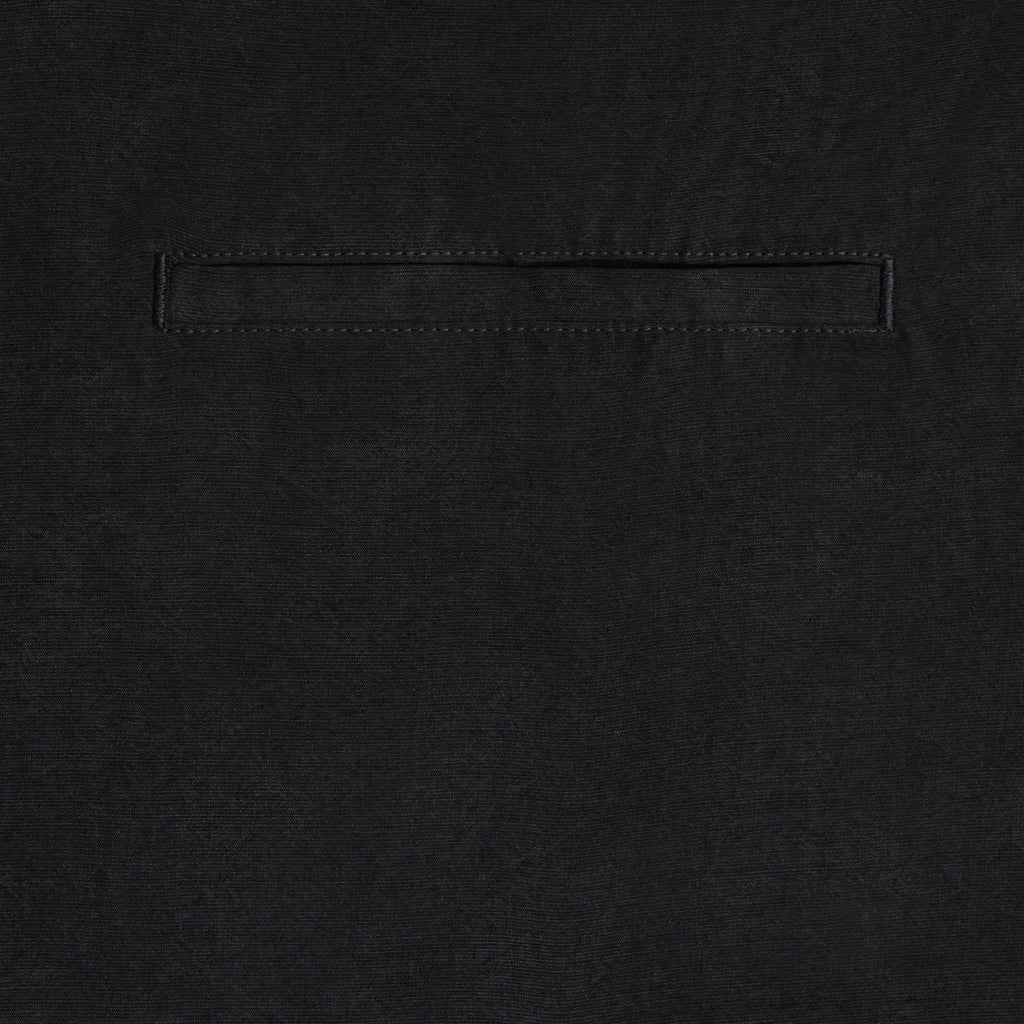 Kith Cupro Linen Long Sleeve Caelan Shirt - Black