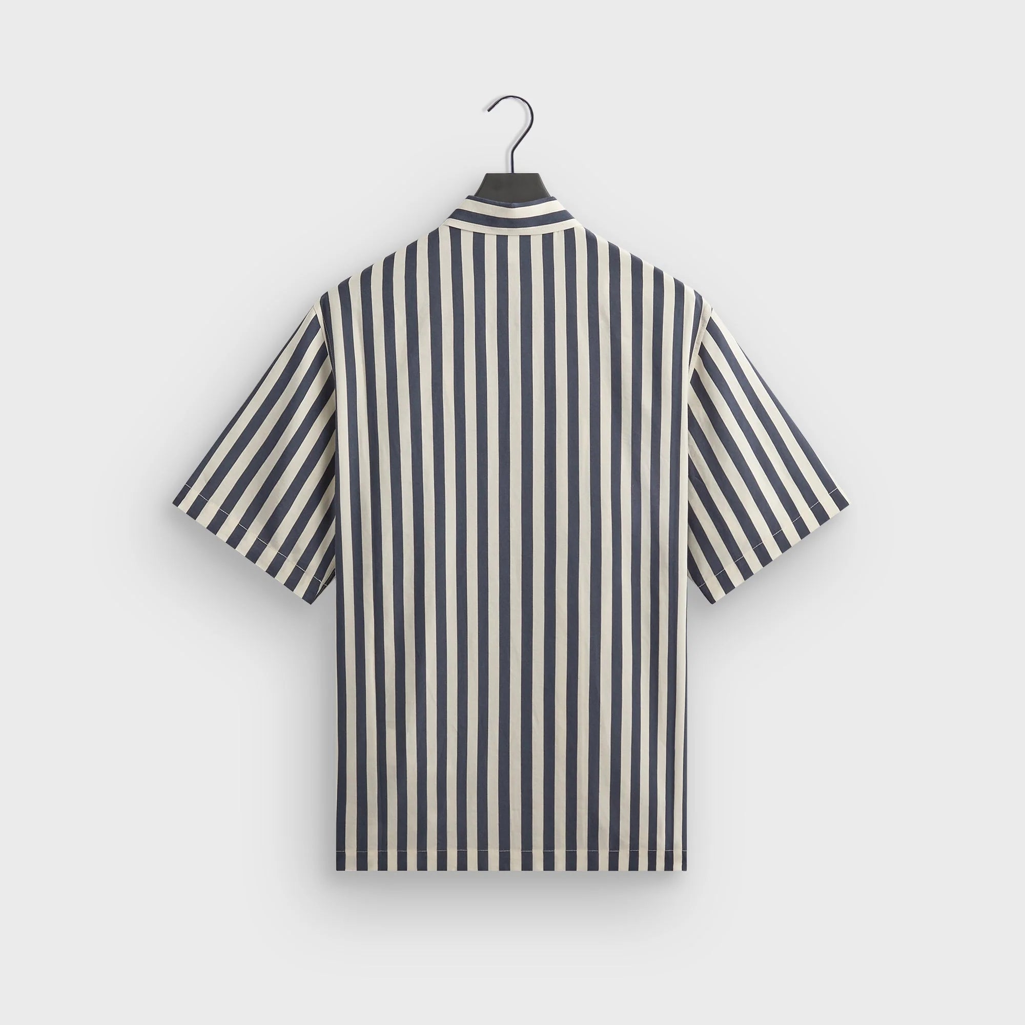 Kith Striped Thompson Camp Collar Shirt - Nocturnal
