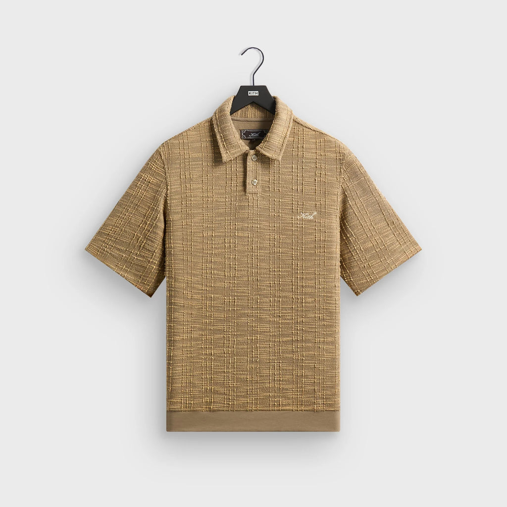 Kith High Twist Tweed Graham Polo - Palomino