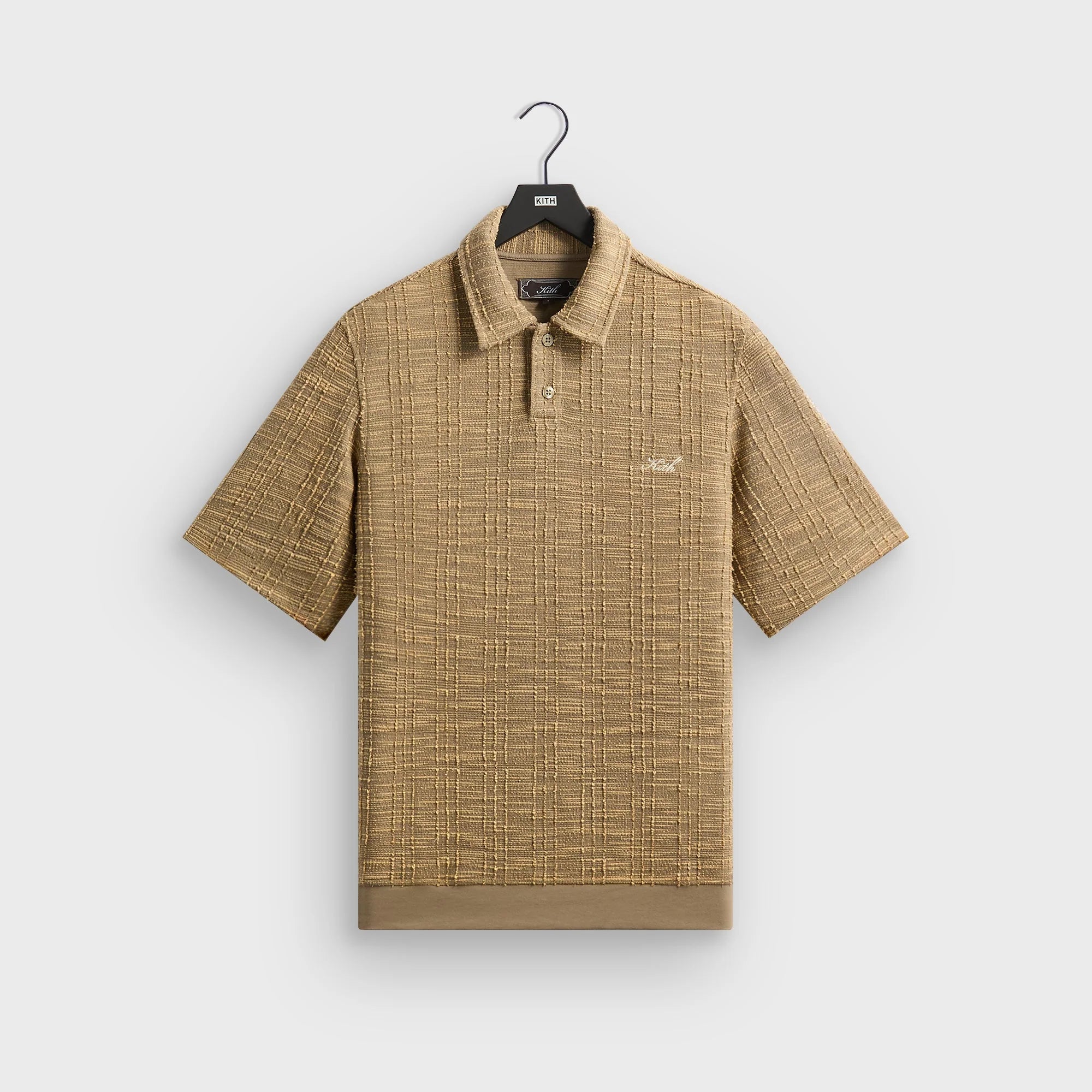 Kith High Twist Tweed Graham Polo - Palomino