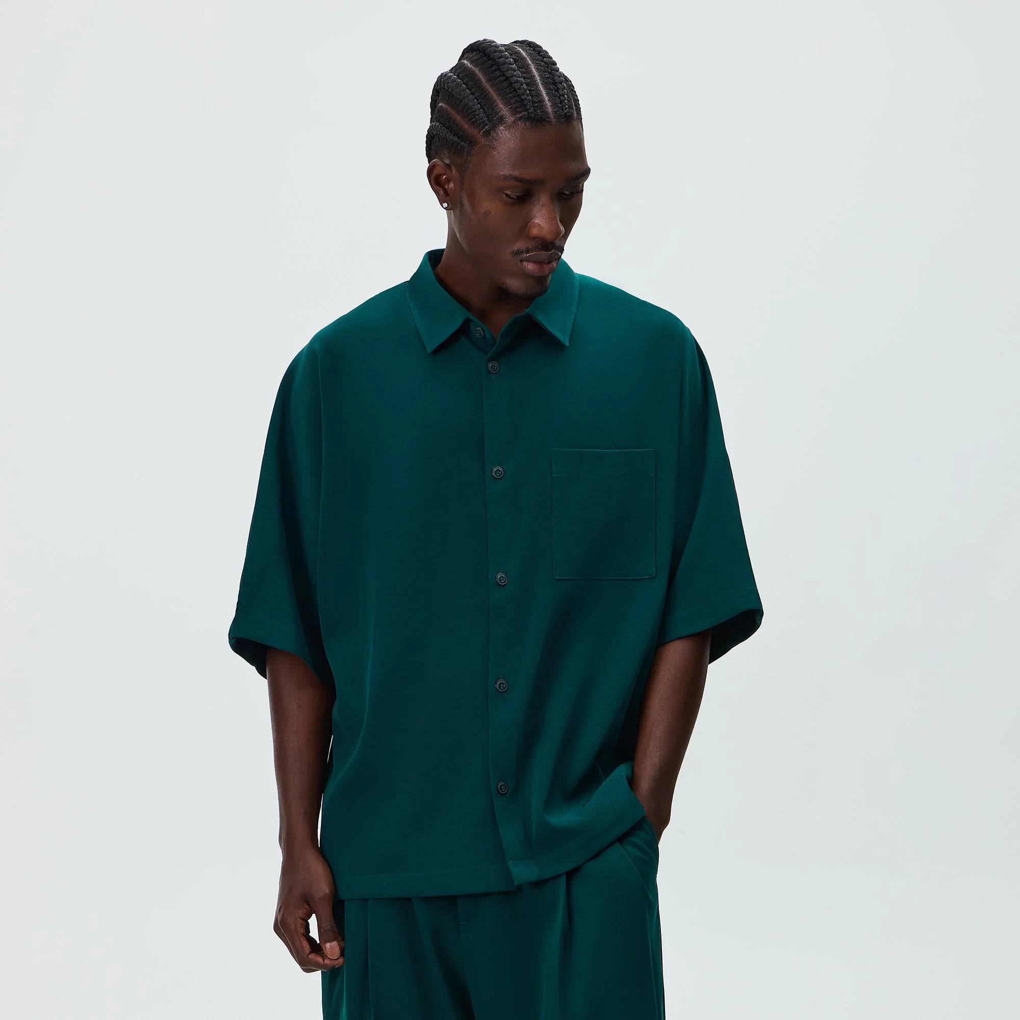 Kith Drape Twill Raf Dolman Buttondown - Chronicle