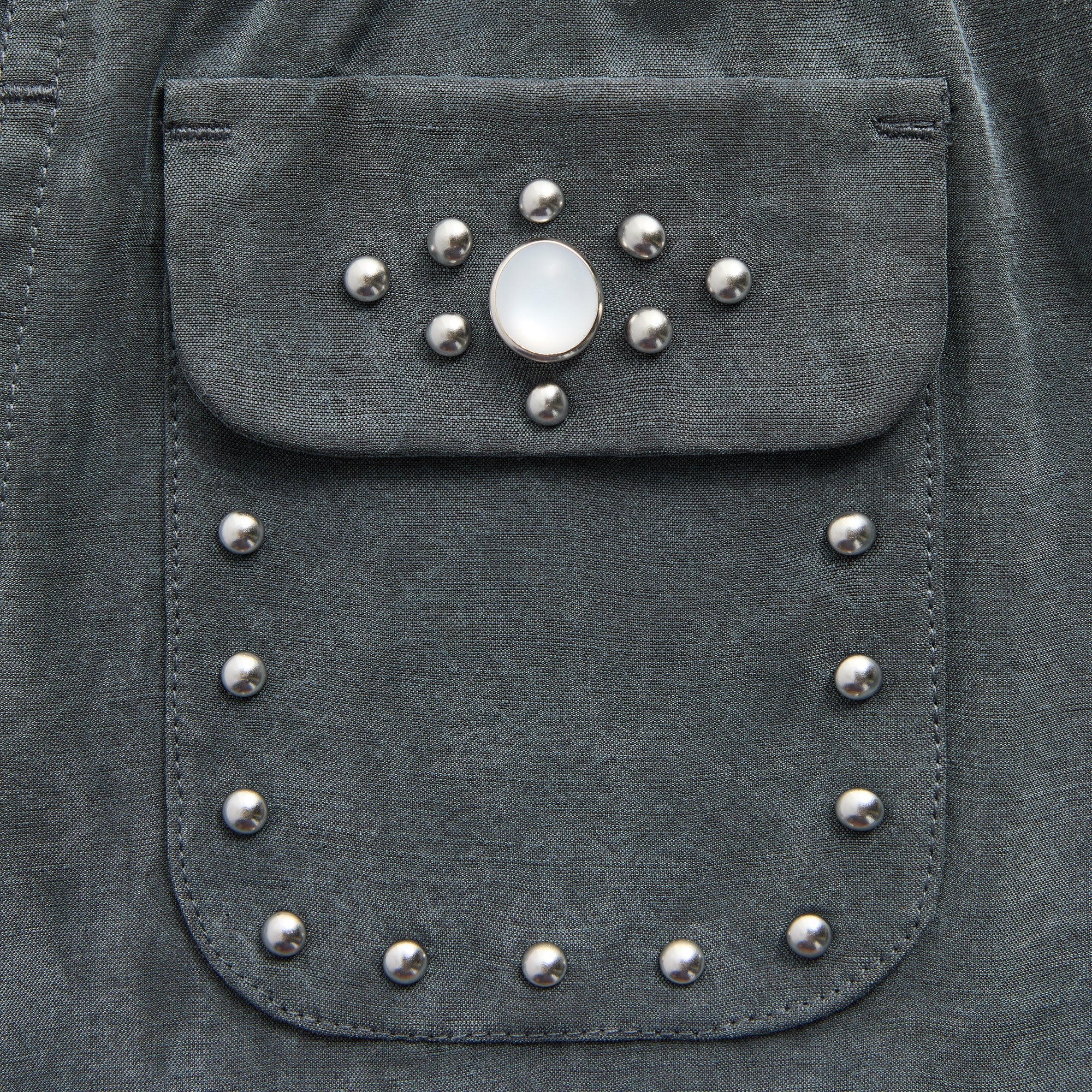 &Kin Cupro Linen Kellen Short - Somber
