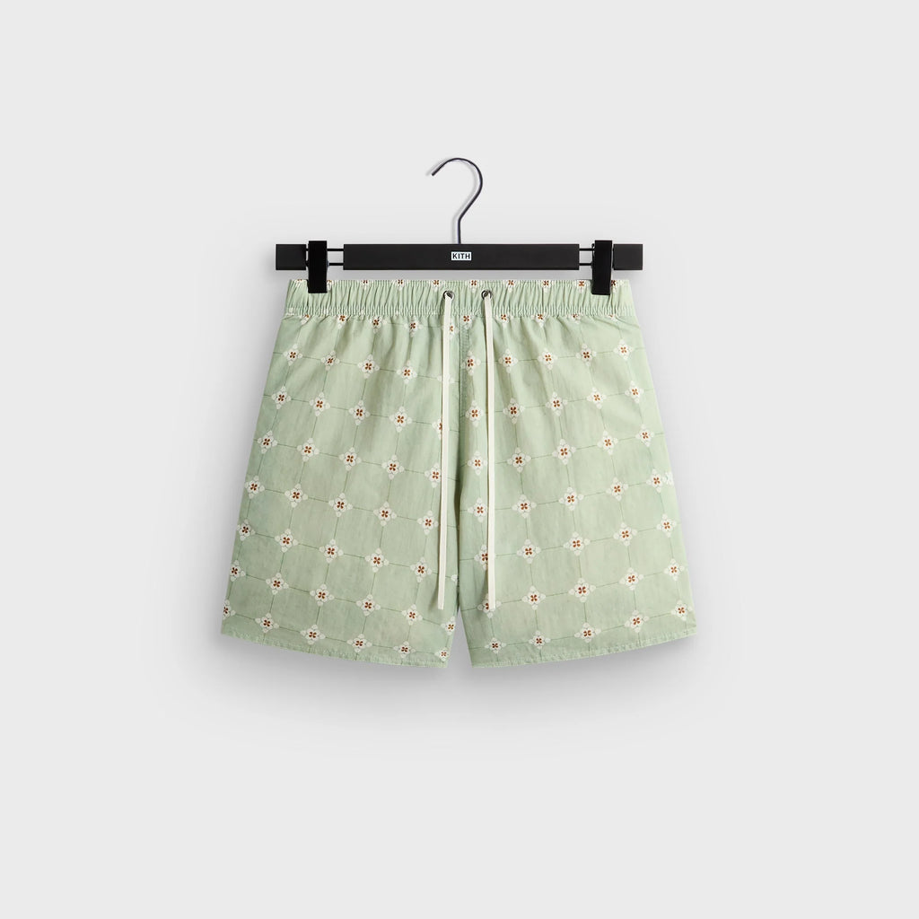 Kith Printed Collins Swim Short - Stoneware