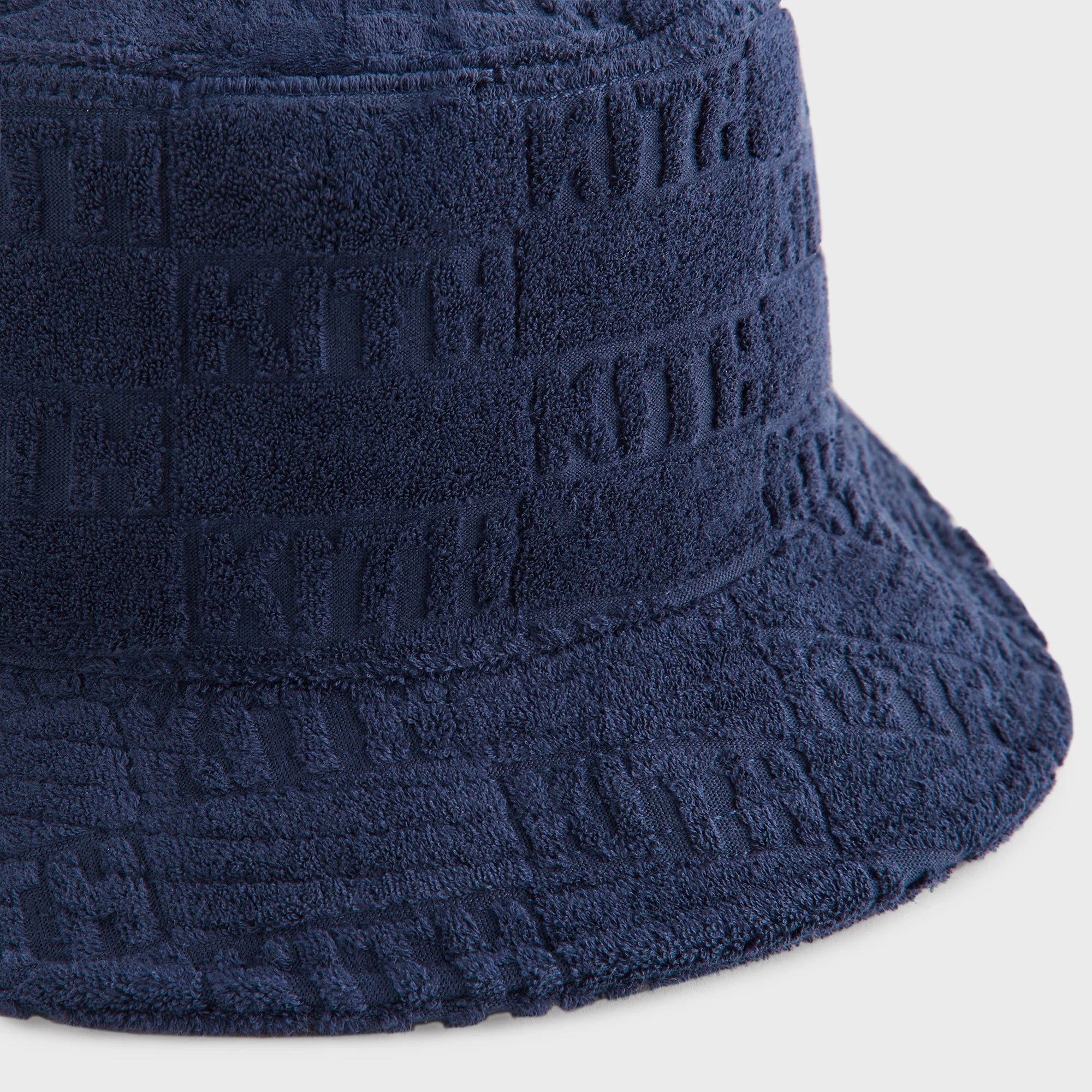 Kith Classic Logo Towel Terry Dawson Bucket Hat - Nocturnal