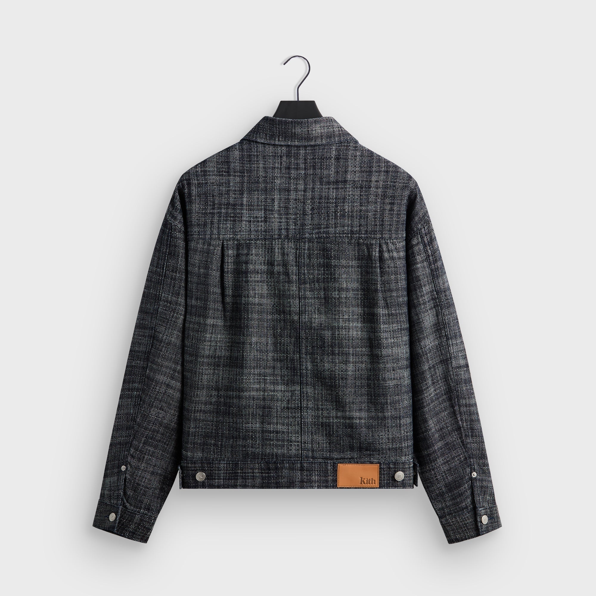 Kith Textured Indigo Alonzo Jacket - Dark Indigo