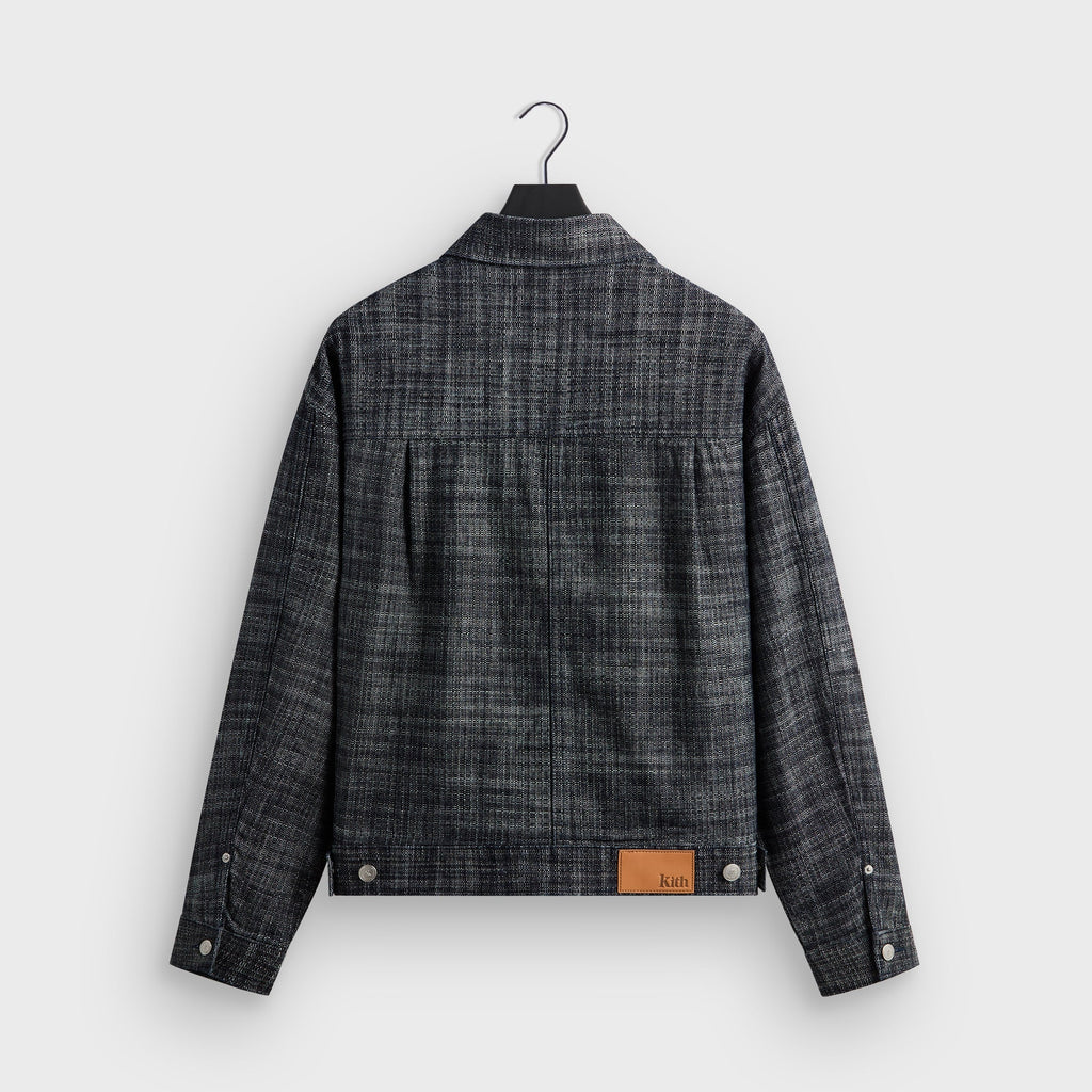 Kith Textured Indigo Alonzo Jacket - Dark Indigo