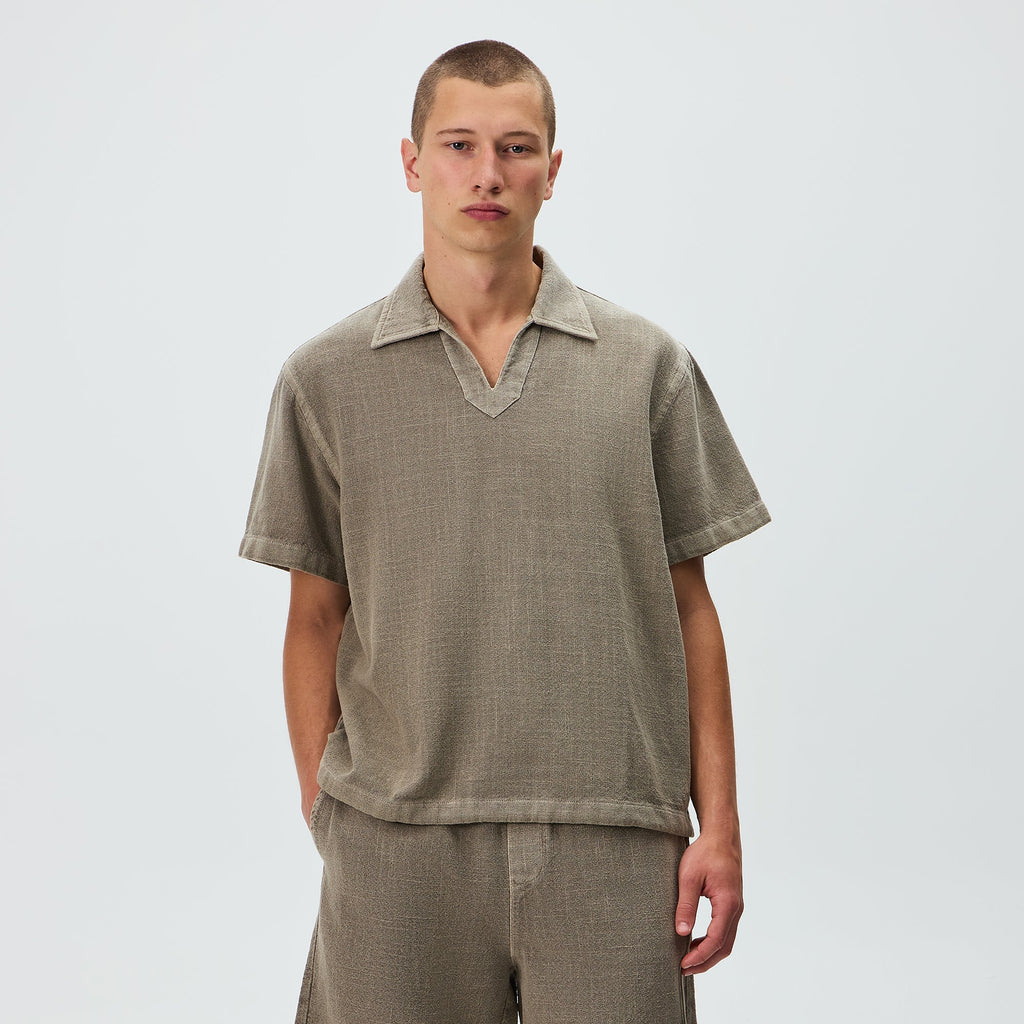 Kith Soft Woven Glen Pullover - Astro