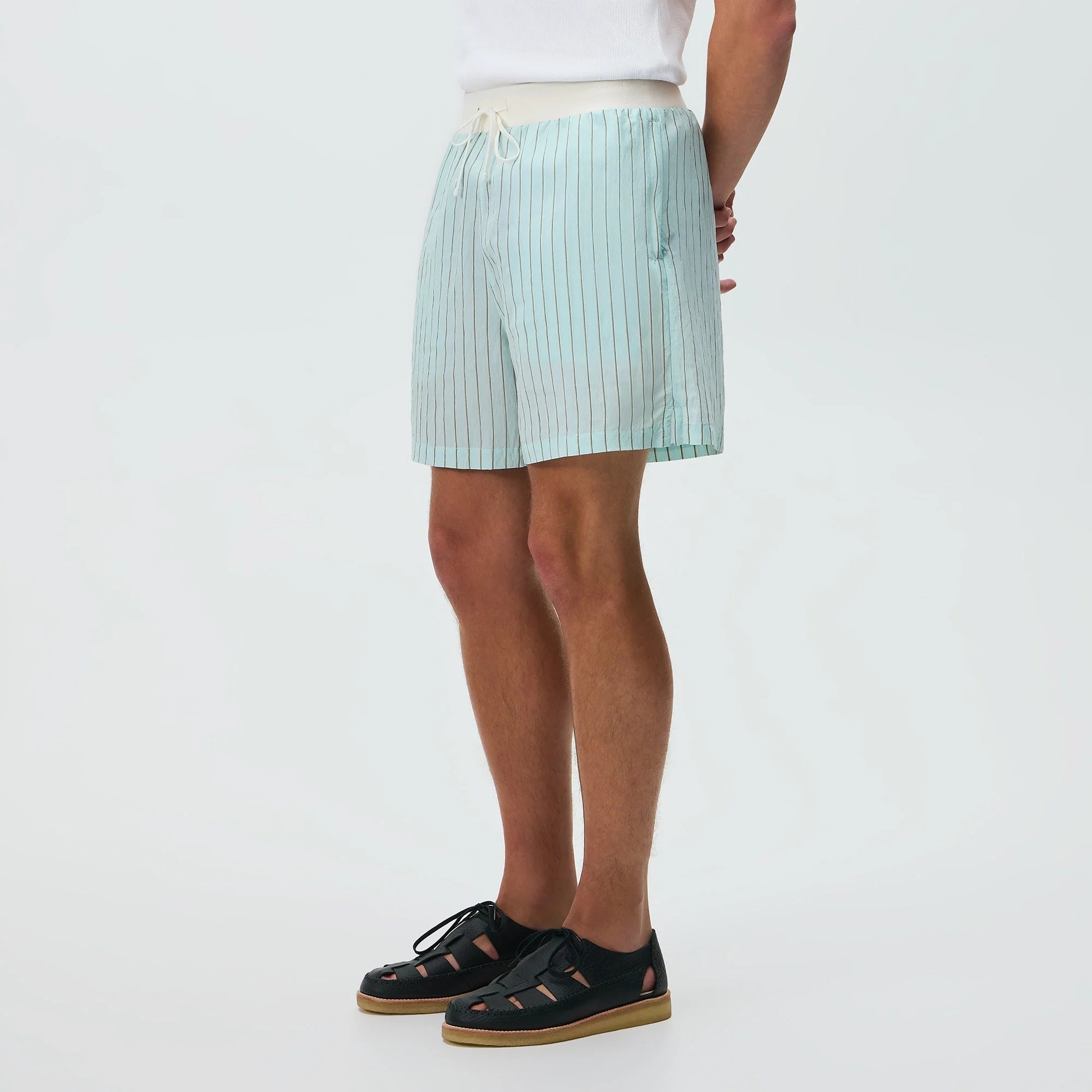 Kith Striped Poplin Active Short - Breezeway