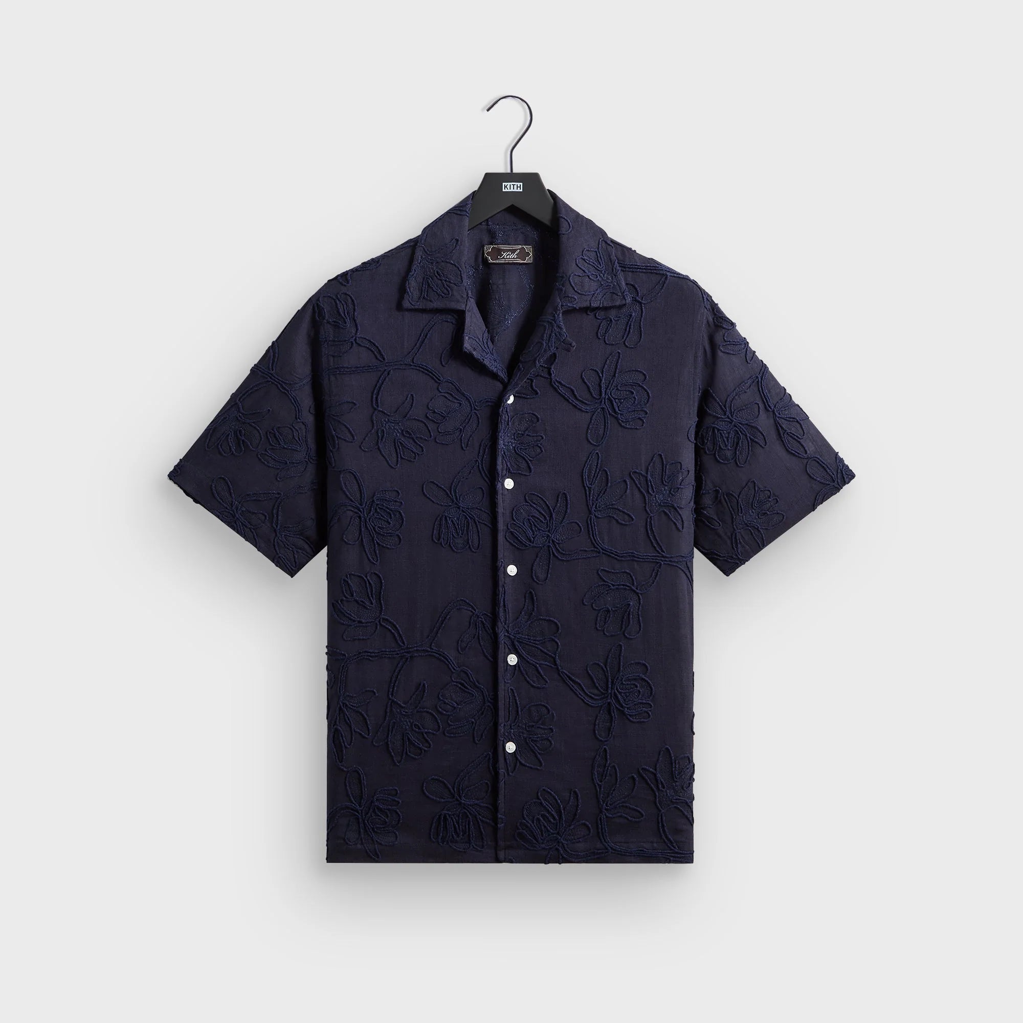 Kith Corded Floral Thompson Camp Collar Shirt - Nocturnal