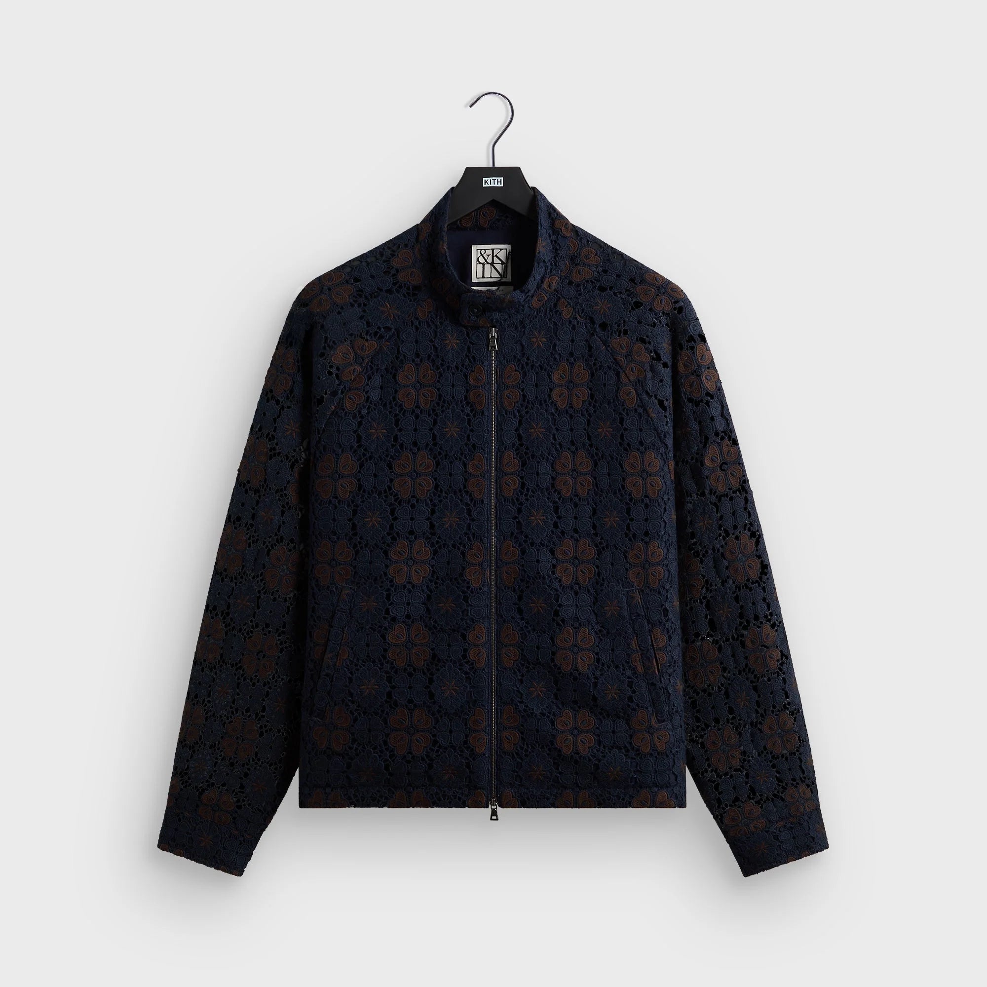 &Kin Retro Floral Lace Eddy Jacket - Cosmos