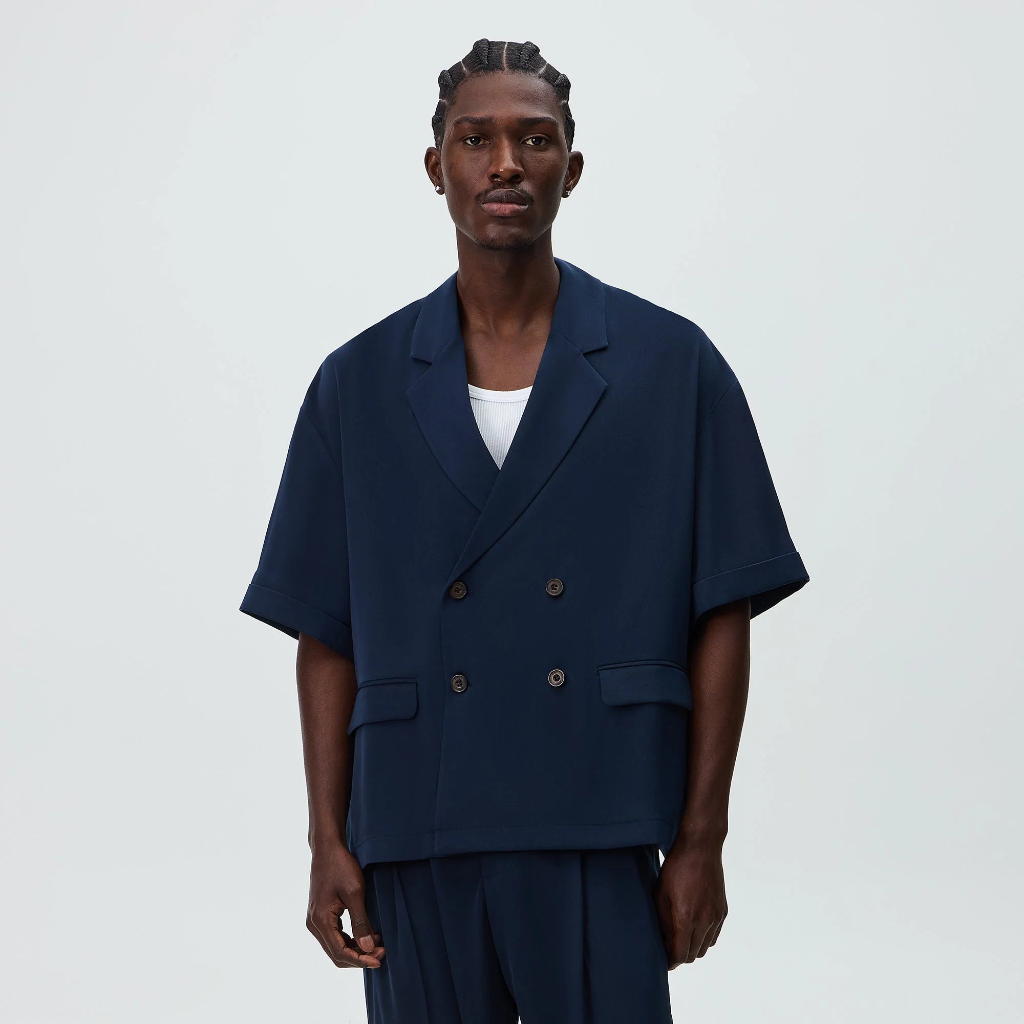 Kith Drape Twill Ito Blazer - Nocturnal