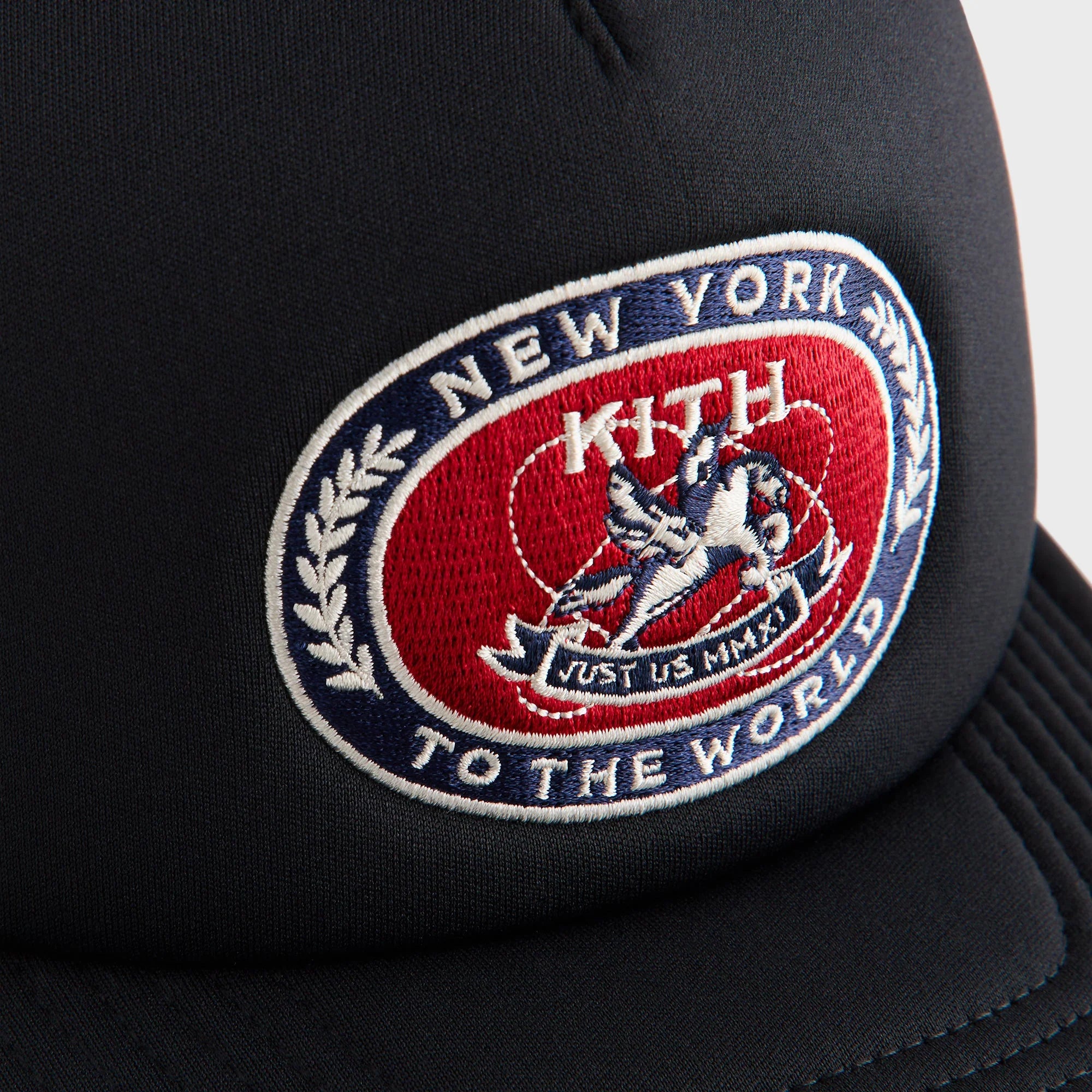 Kith Laurel Pegasus Nolan Trucker Hat - Black