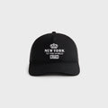 Kith New York To The World Relaxed Twill Nolan Trucker Hat - Black