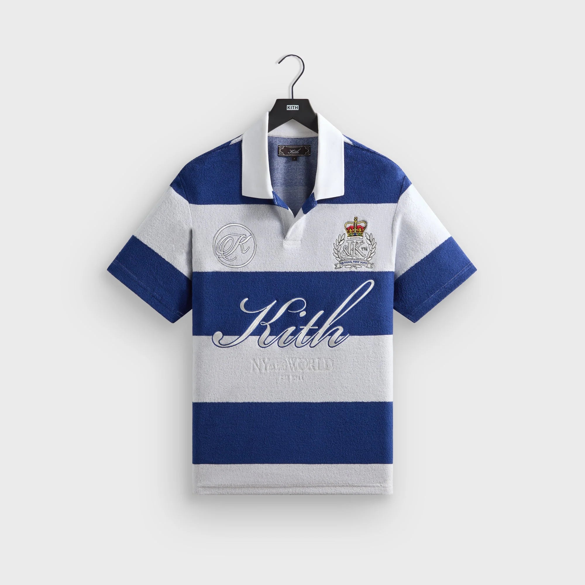 Kith Jacquard Towel Terry Ray Polo - White