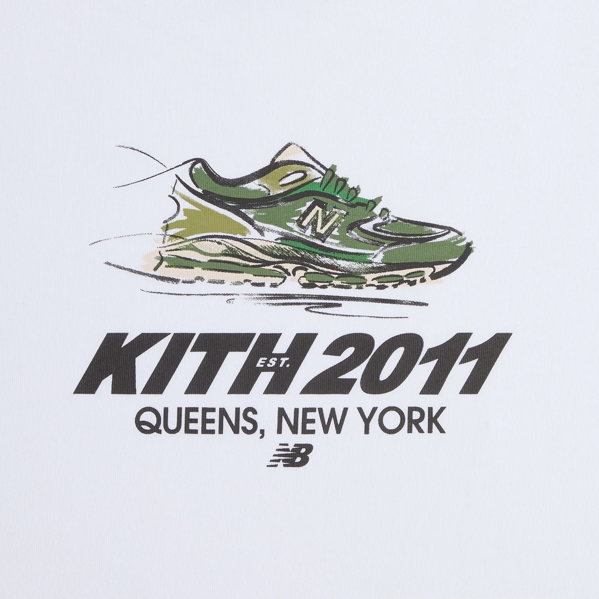 Kith & New Balance 2011 Sketch Jones Tee - White