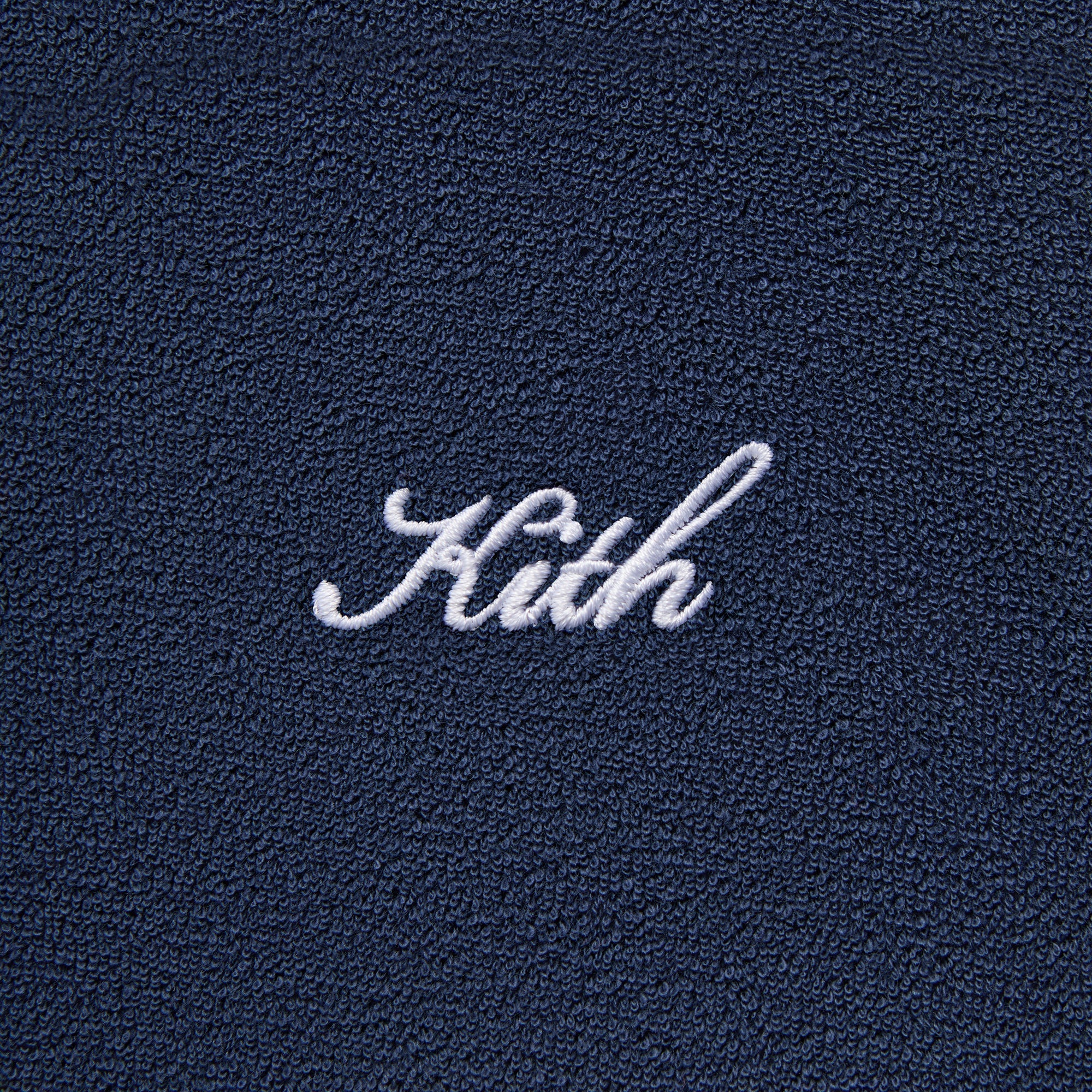 Kith Textured Towel Terry Heathrow Polo - Nocturnal