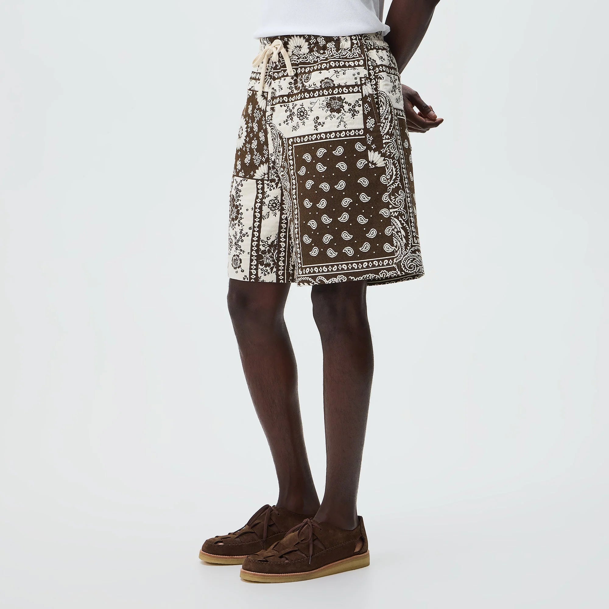 Kith Bandana Jacquard Lewis Short - Coffee