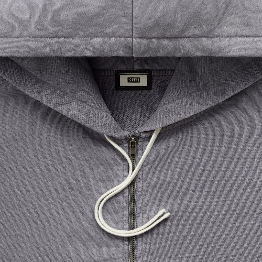 Kith 101 Soft Brushed Terry Braxton Zip Hoodie - Influence