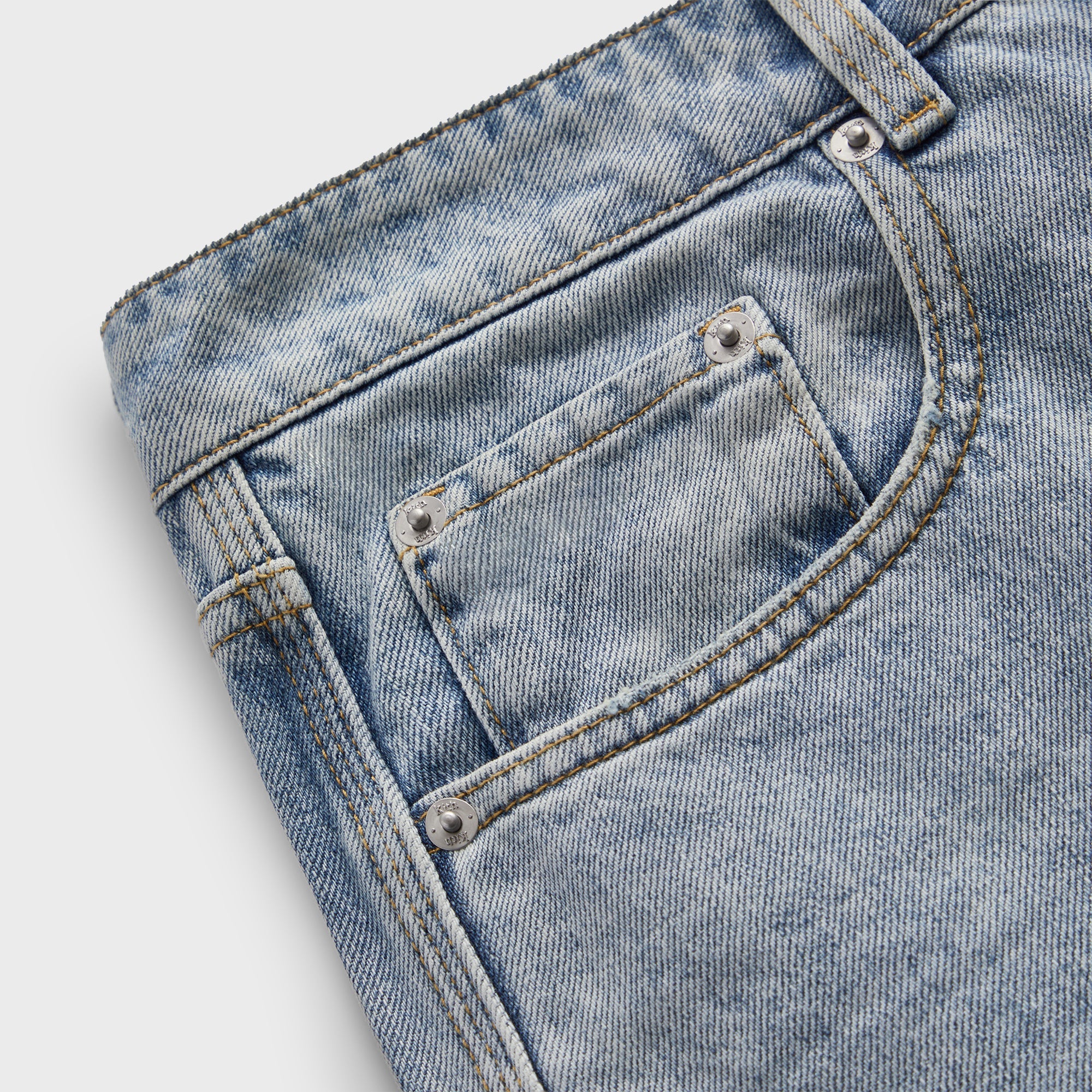 Kith Centre Straight Jeans - Light Indigo