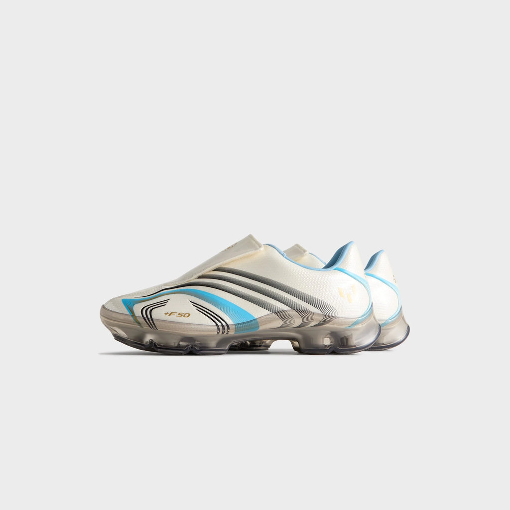 Kith & Messi for adidas Football F50 Inframe - Off White / Clear Blue / Metallic Gold