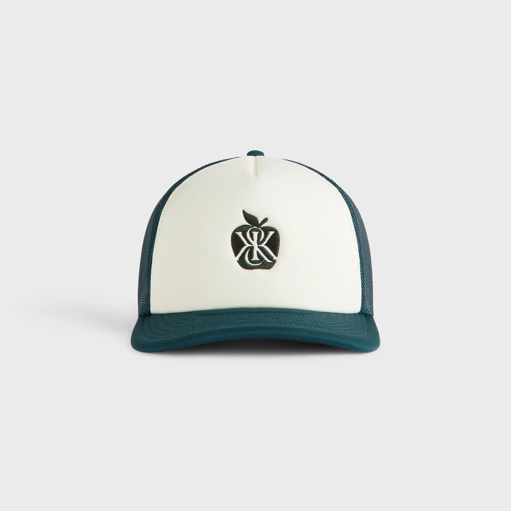 Kith Poly Foam Apple Crest Embroidery Nolan Trucker Hat - Stadium