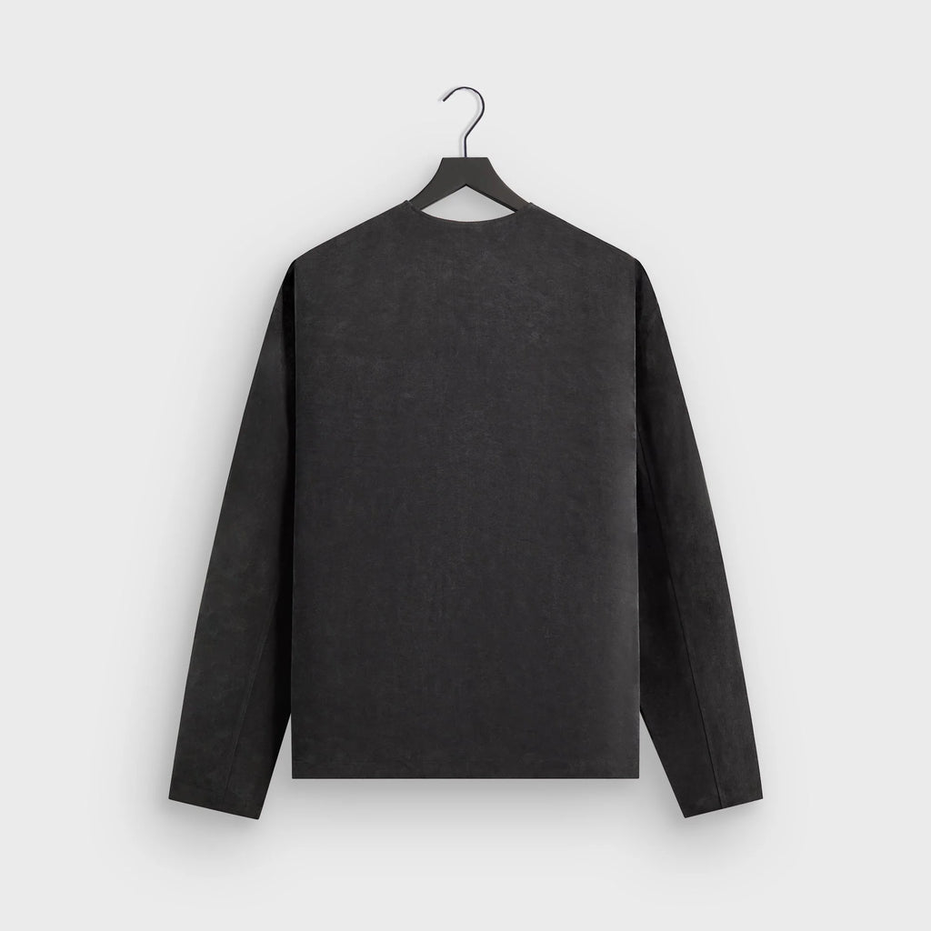 Kith Cupro Linen Long Sleeve Caelan Shirt - Black