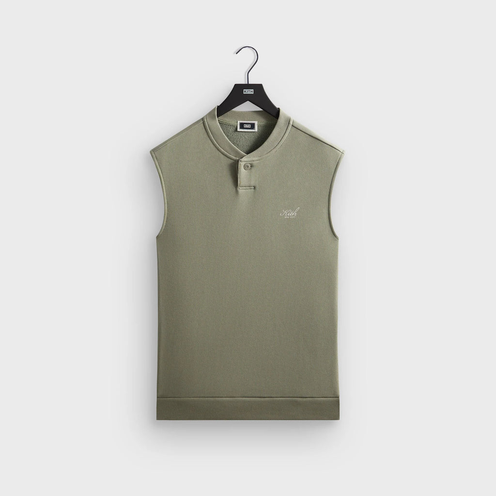 Kith Heavy Loop Terry Henley Muscle Tee - Haze