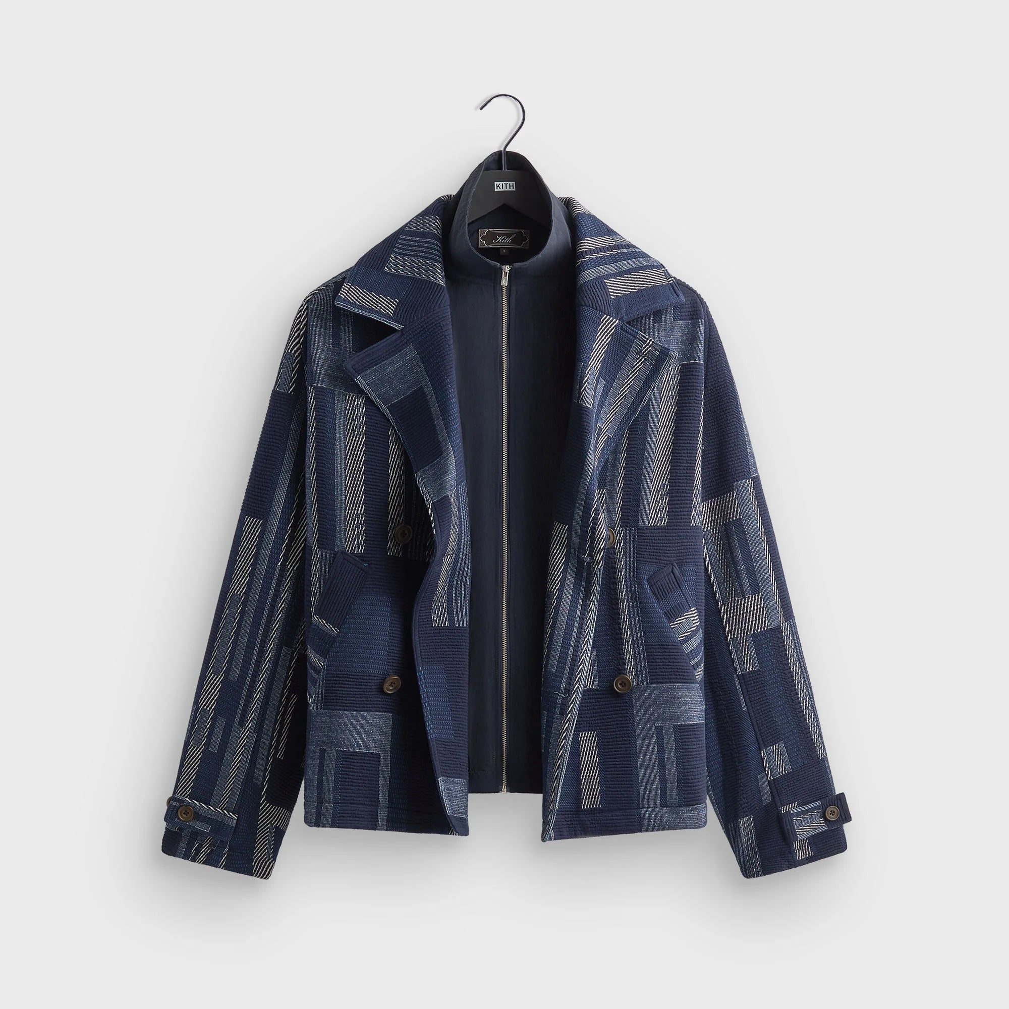 Kith Everett Cropped Moto Trench - Nocturnal