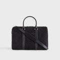 Kith Monogram Suede Traveler K40 Bag - Black