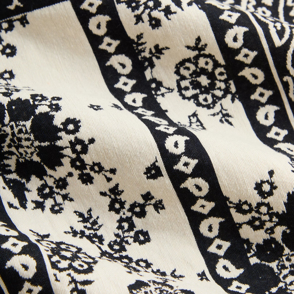 Kith Bandana Jacquard Long Sleeve Willis Shirt - Nocturnal