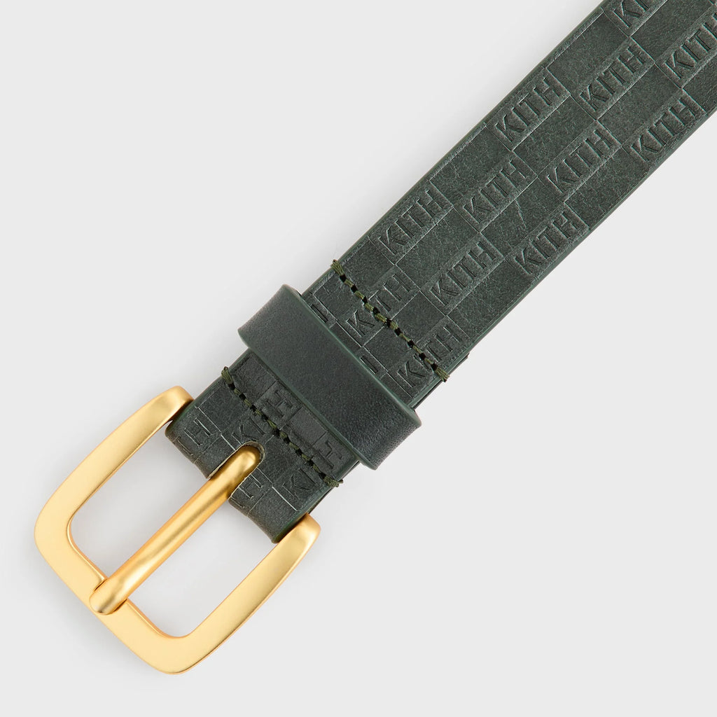 Kith Monogram Vachetta Leather Belt - Equestrian