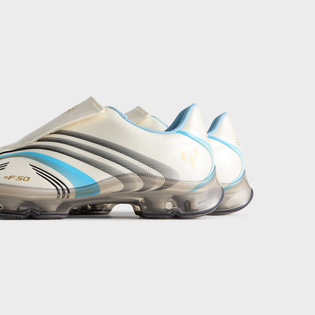 Kith & Messi for adidas Football F50 Inframe - Off White / Clear Blue / Metallic Gold